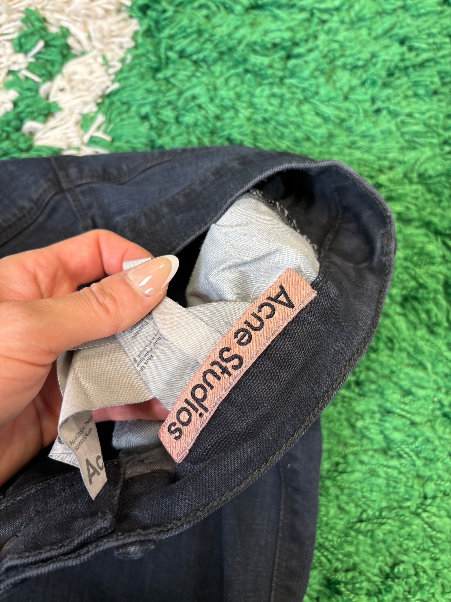 Acne Jeans Black Size 30