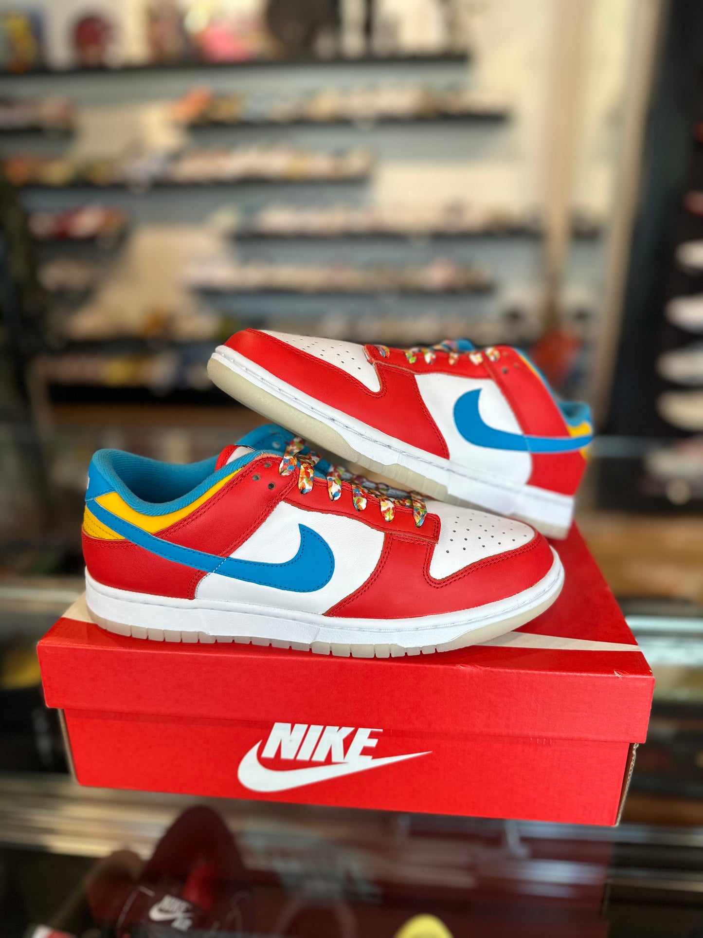 Dunk Low LeBron James Fruity Pebbles DS OG Size 8