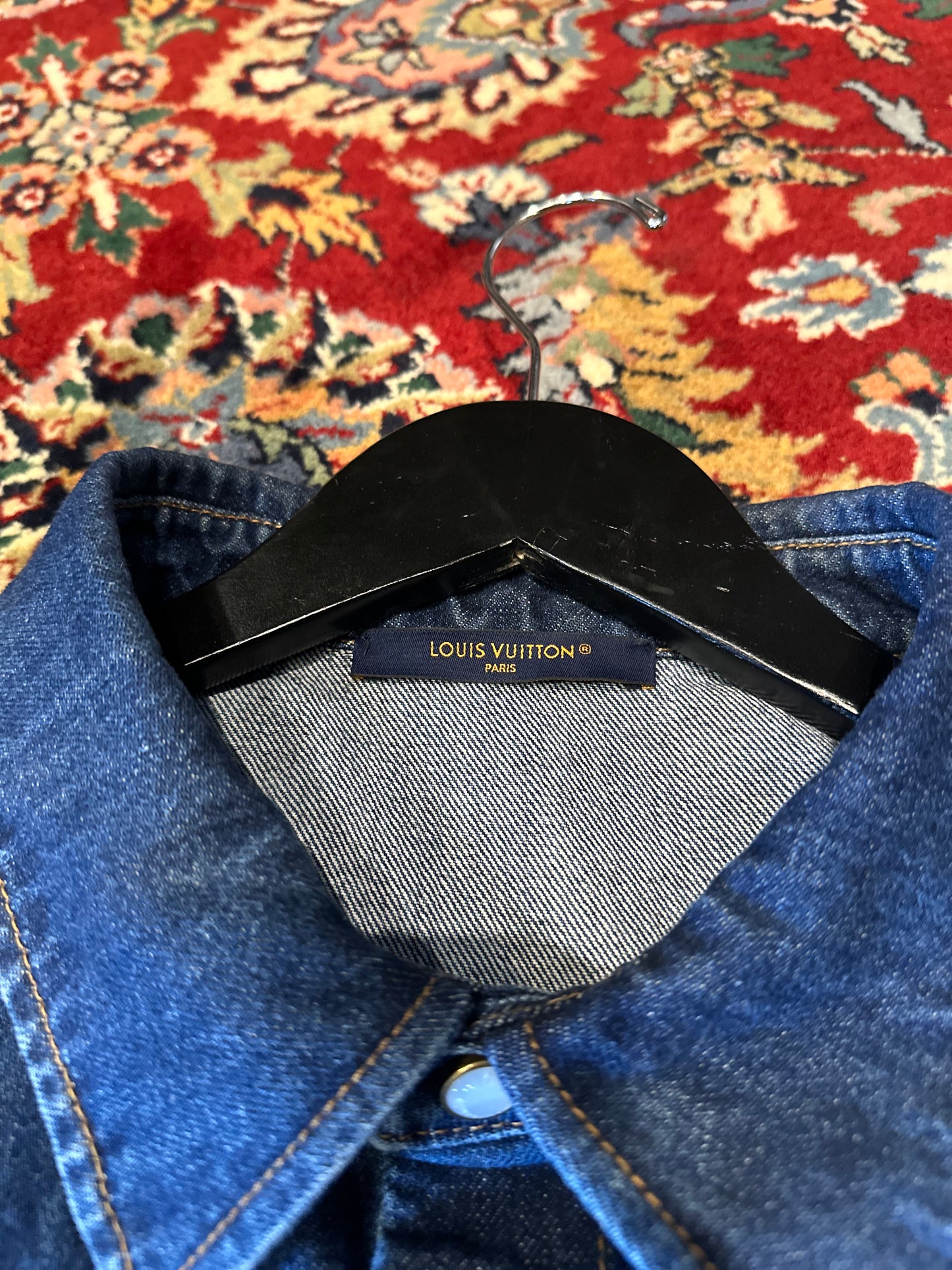 Louis Vuitton Denim Button Down Size 5L