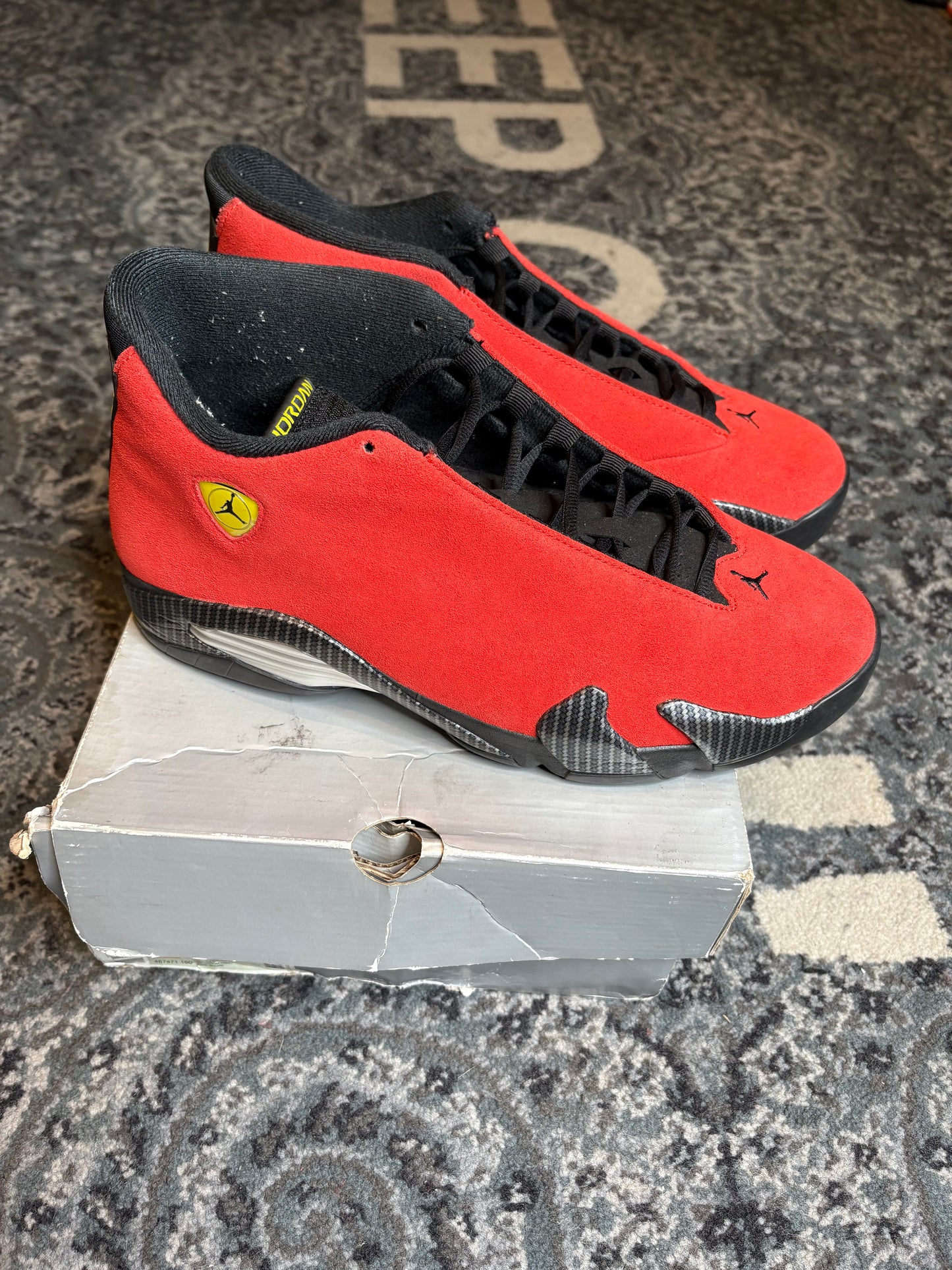 Jordan 14 Retro “Ferrari” Clean Og Size 11.5