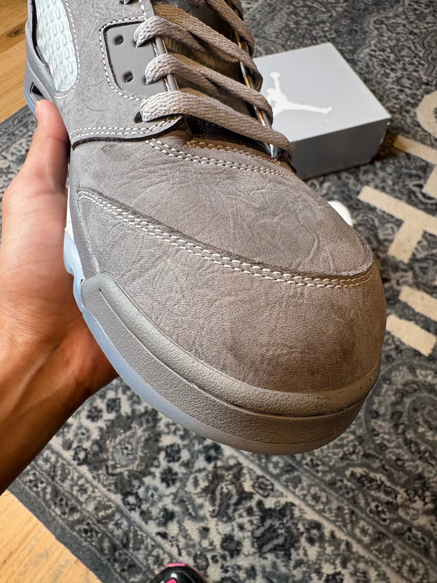 Jordan 5 Retro “Wolf Grey” Clean Og Size 13