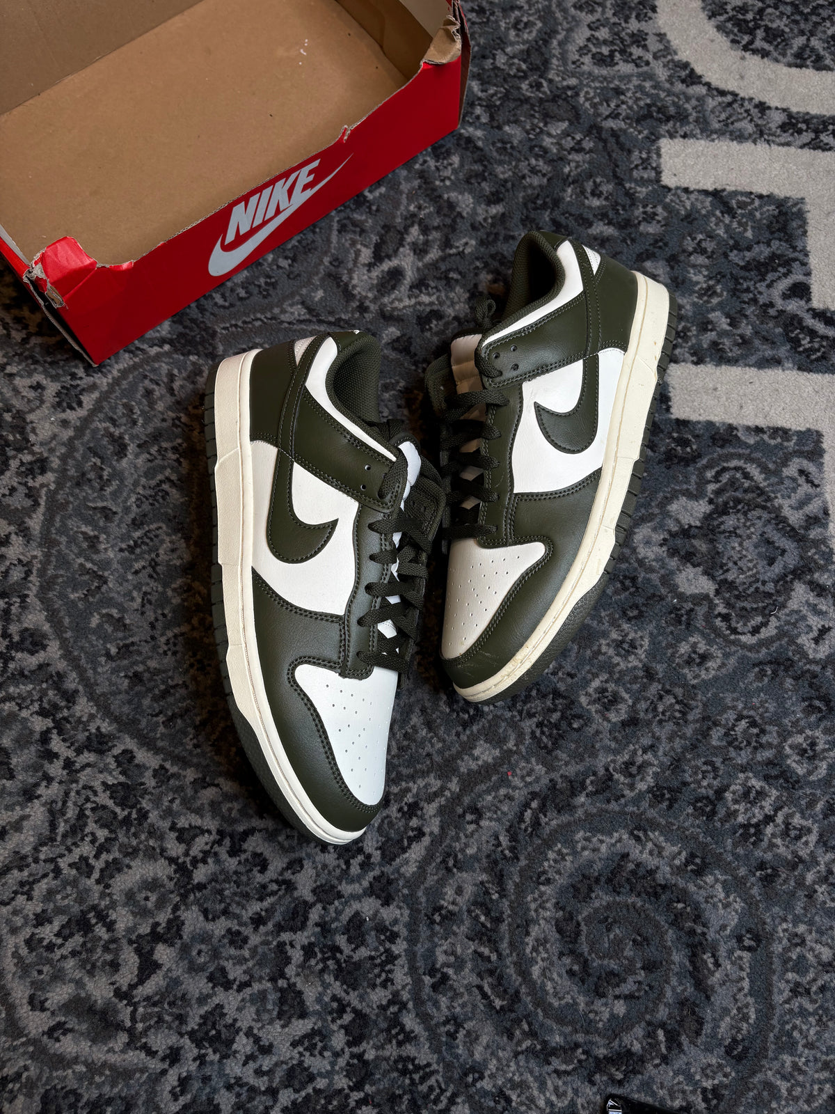 Nike Dunk Low “Pale Ivory Cargo Khaki” Vnds Og Size 12