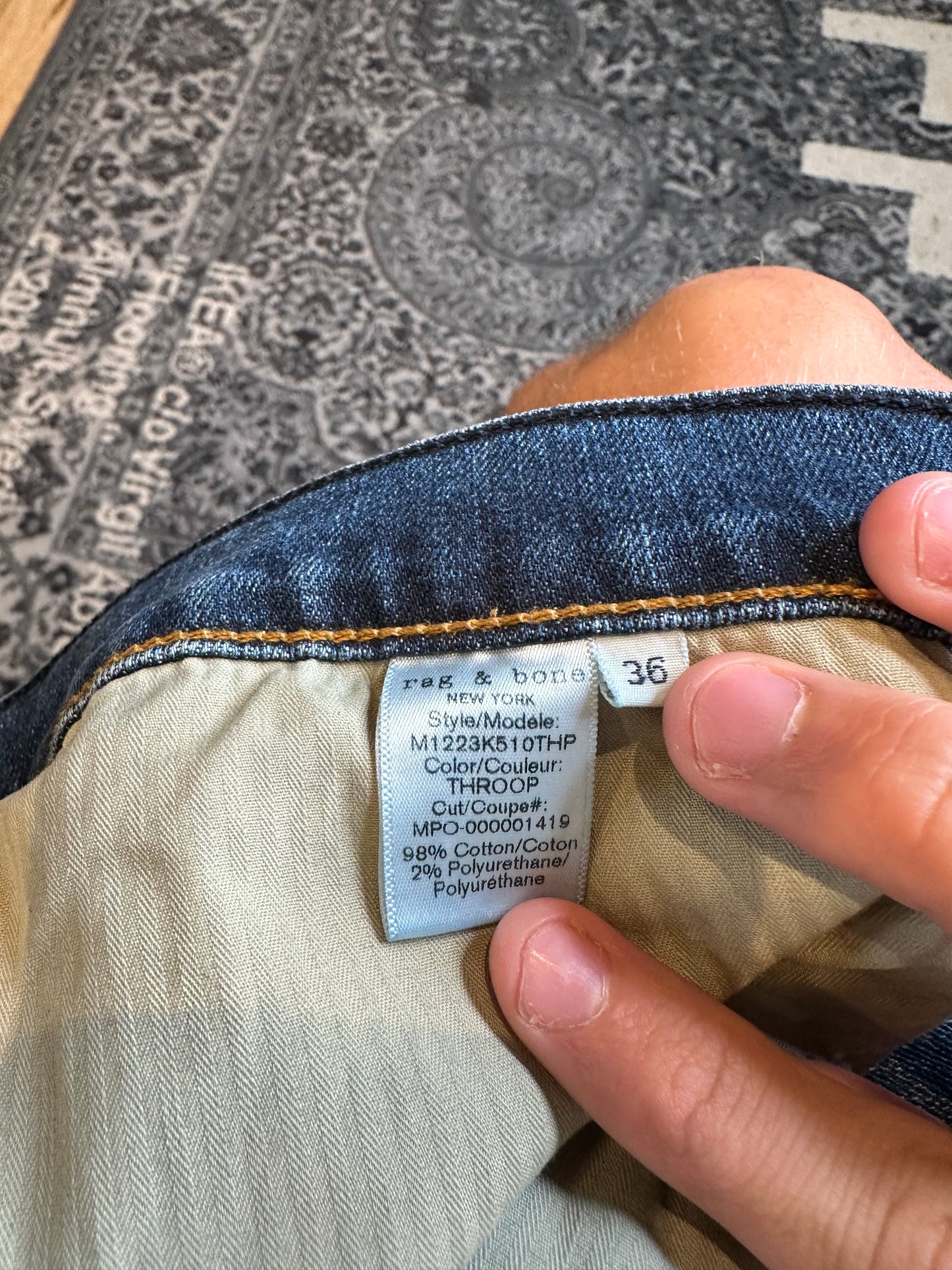 Rag and Bone Denim Size 36