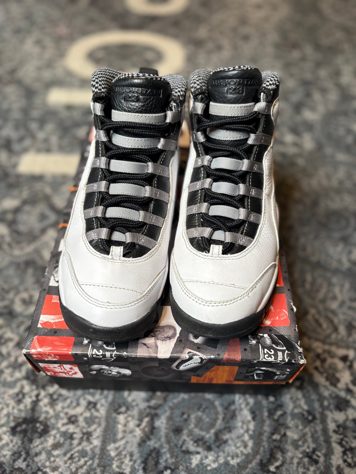 Jordan 10 Retro “Steel” Po Og Size 6.5Y