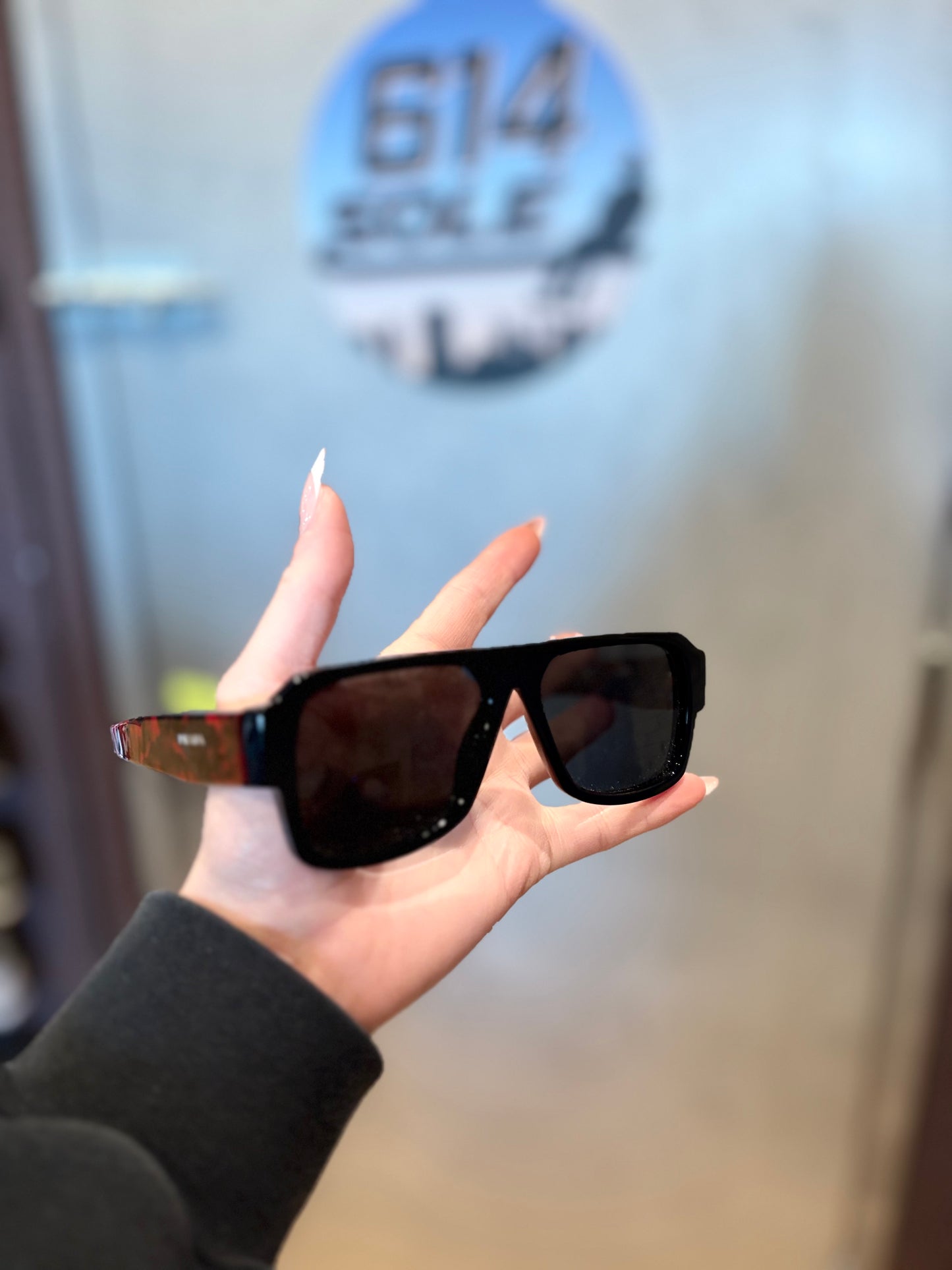 Prada Sunglasses Black/Red