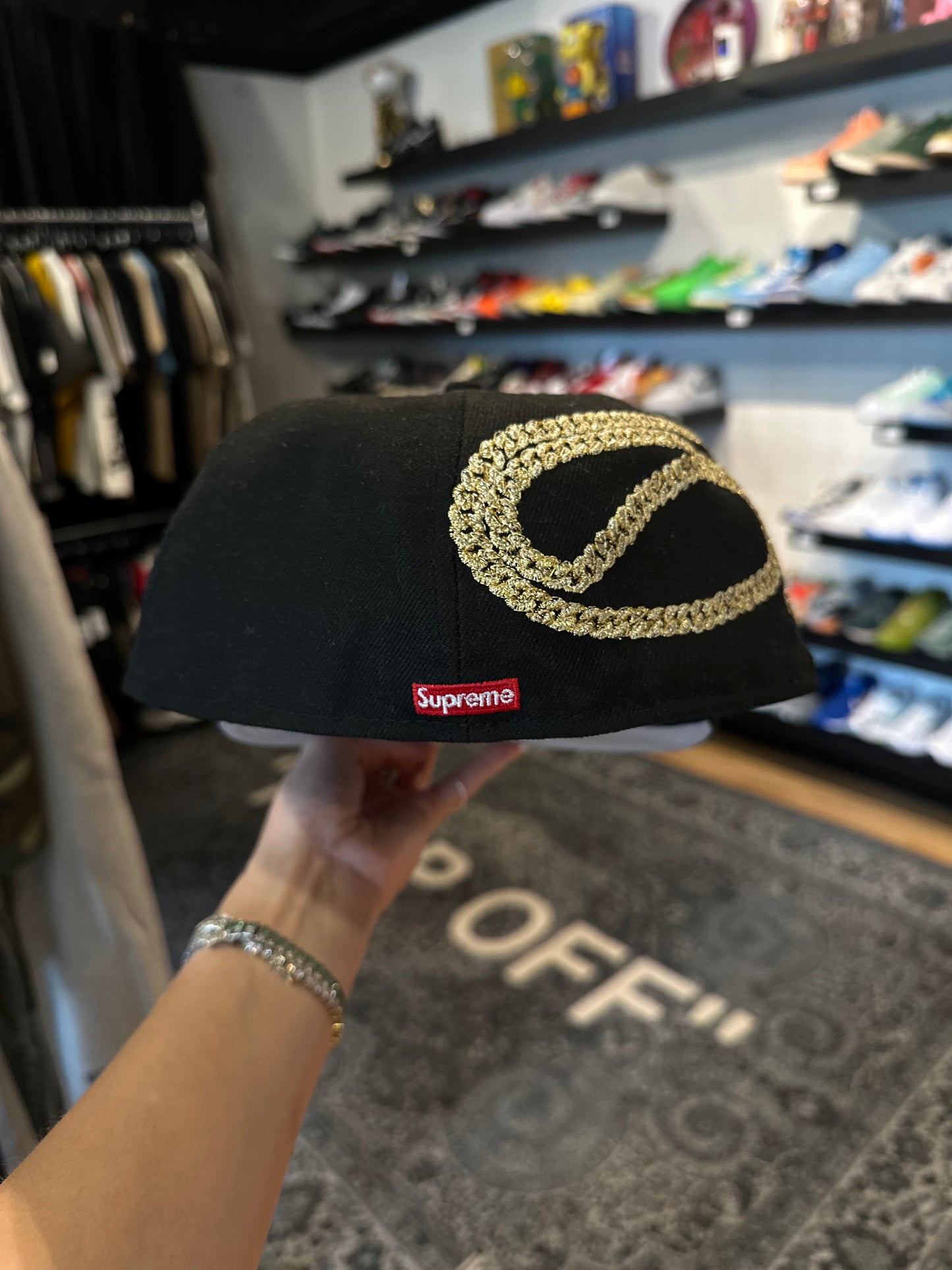 Supreme Fitted Chain Hat