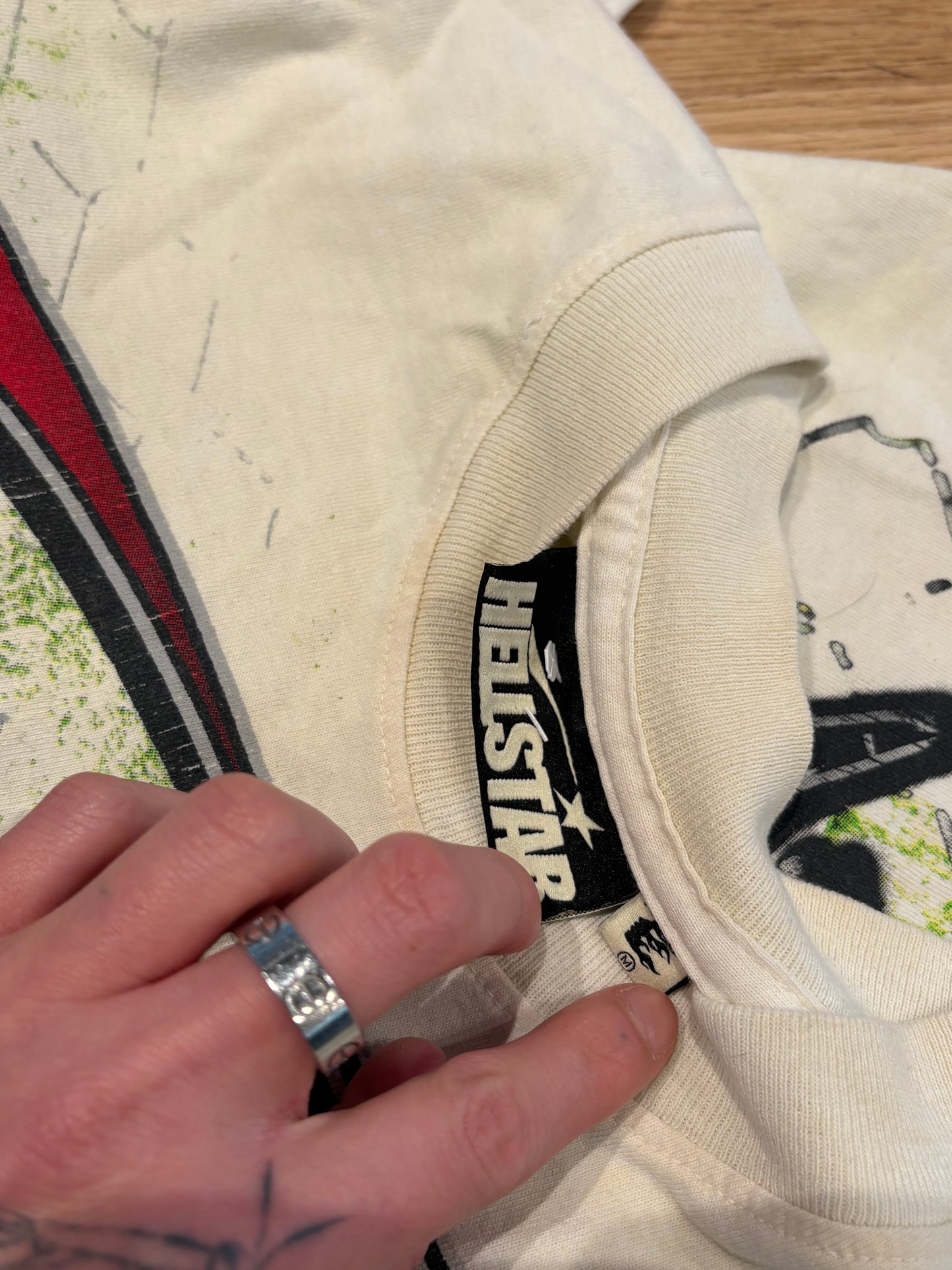 Hellstar Football Tee Size Medium