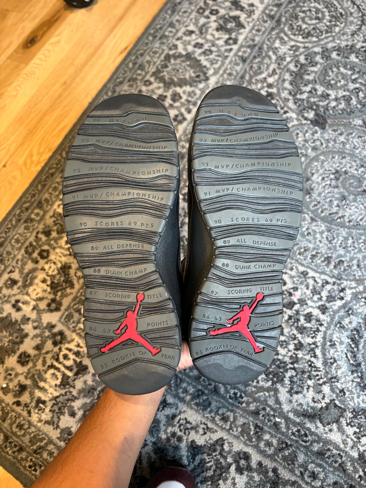 Jordan 10 Retro “Shadow” Clean Og Size 10.5