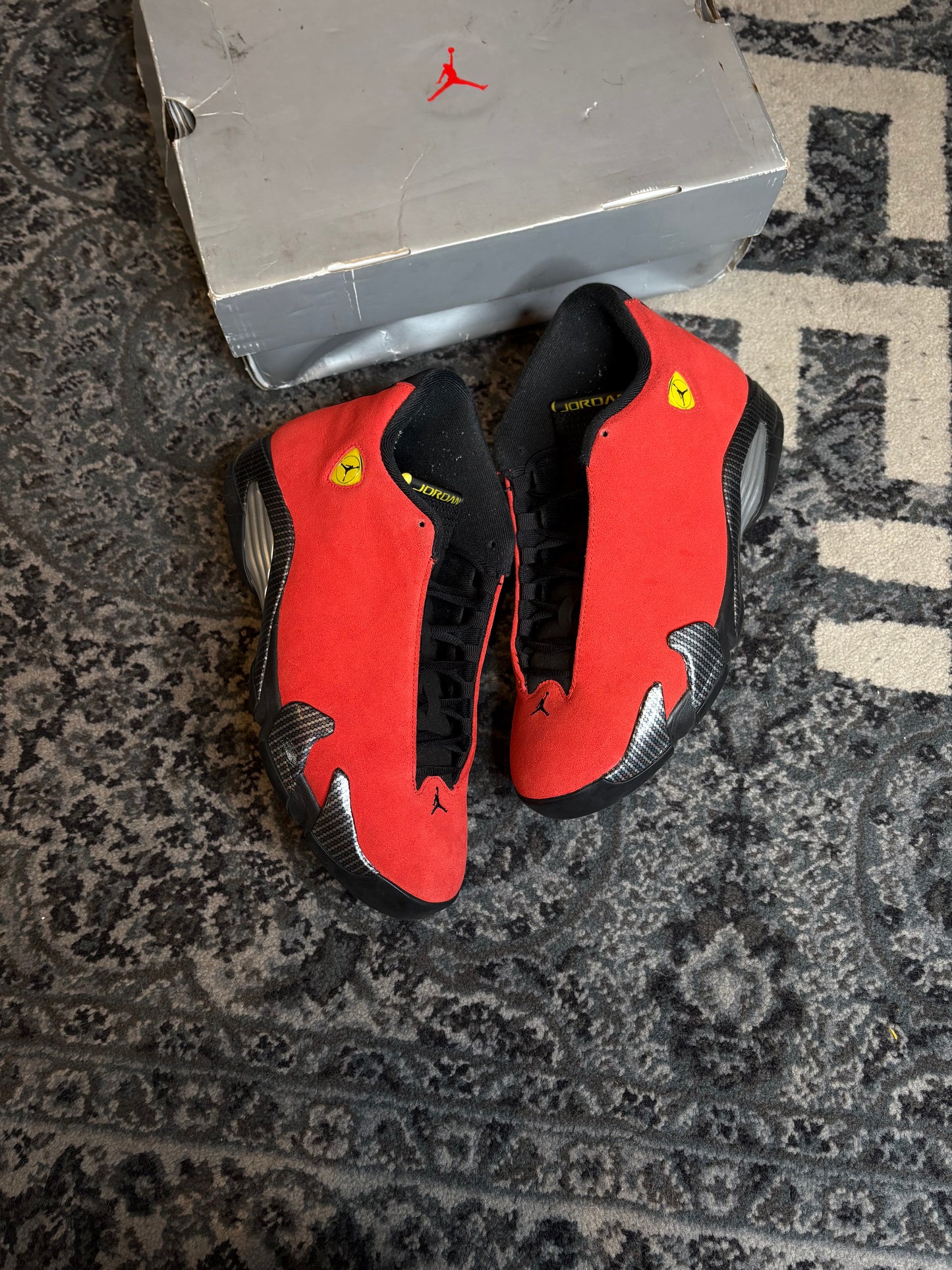 Jordan 14 Retro “Ferrari” Clean Og Size 11.5