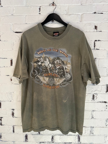 Vintage Harley Taz Tee Sz 2XL