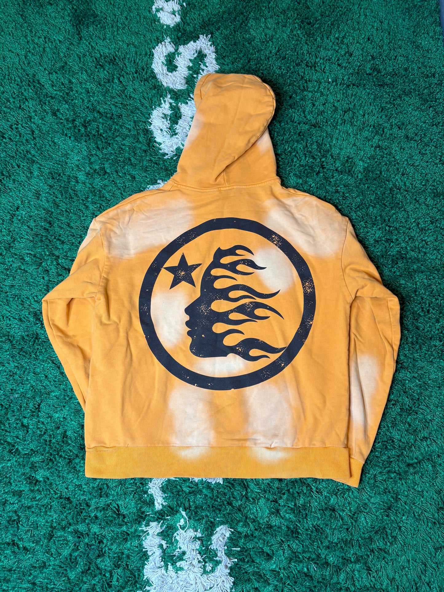 Hellstar Hoodie Orange Size Large