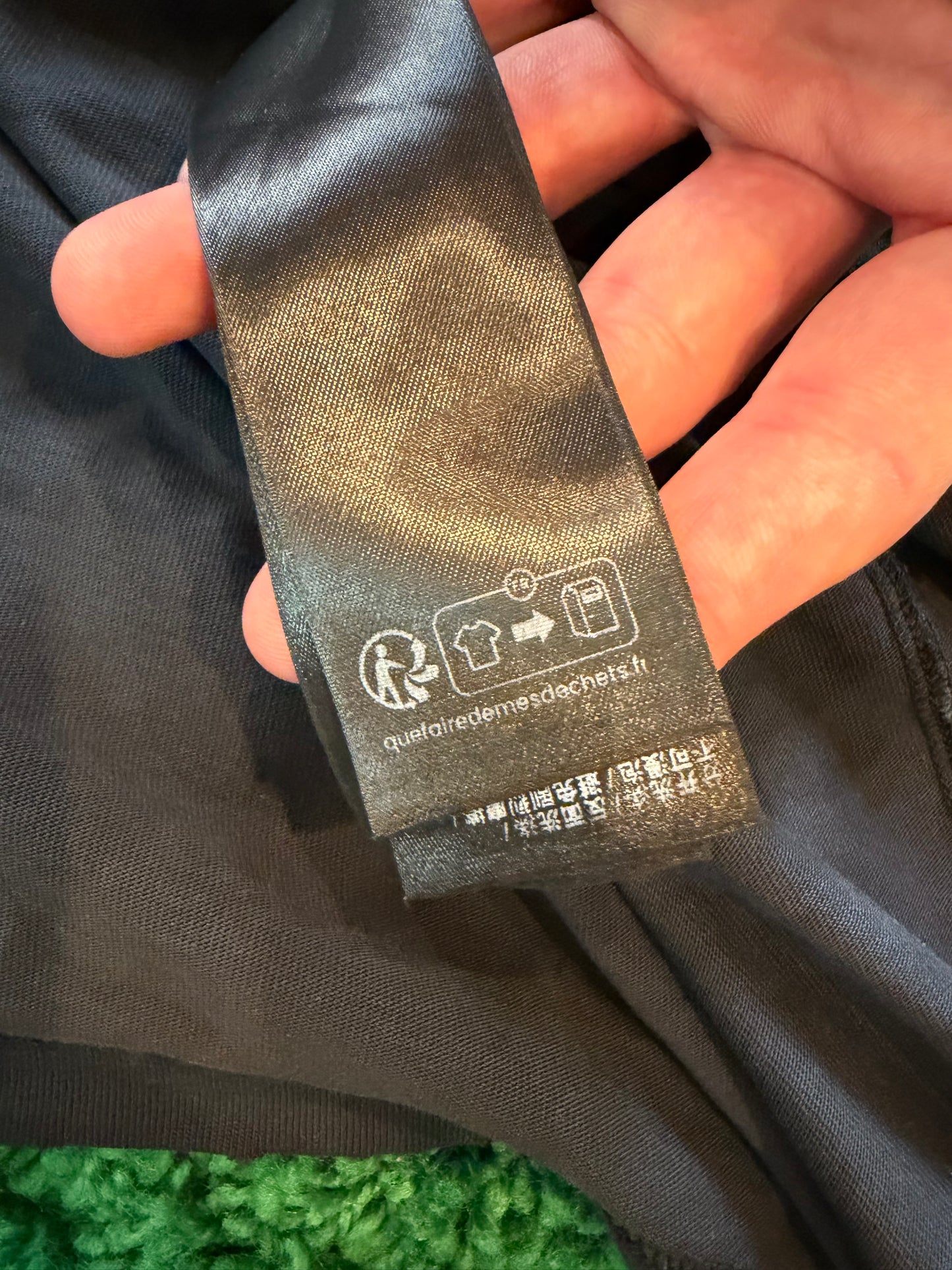 Balenciaga Tape Logo Tee Black Size XL