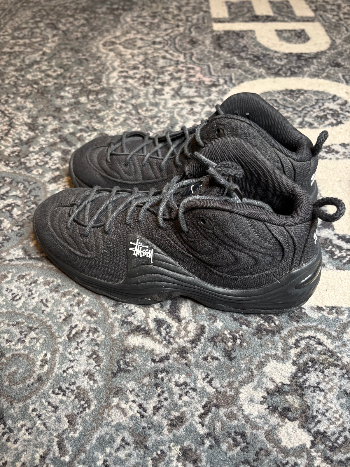 Nike Air Penny 2 “Stussy Black” Clean Nb Size 11.5