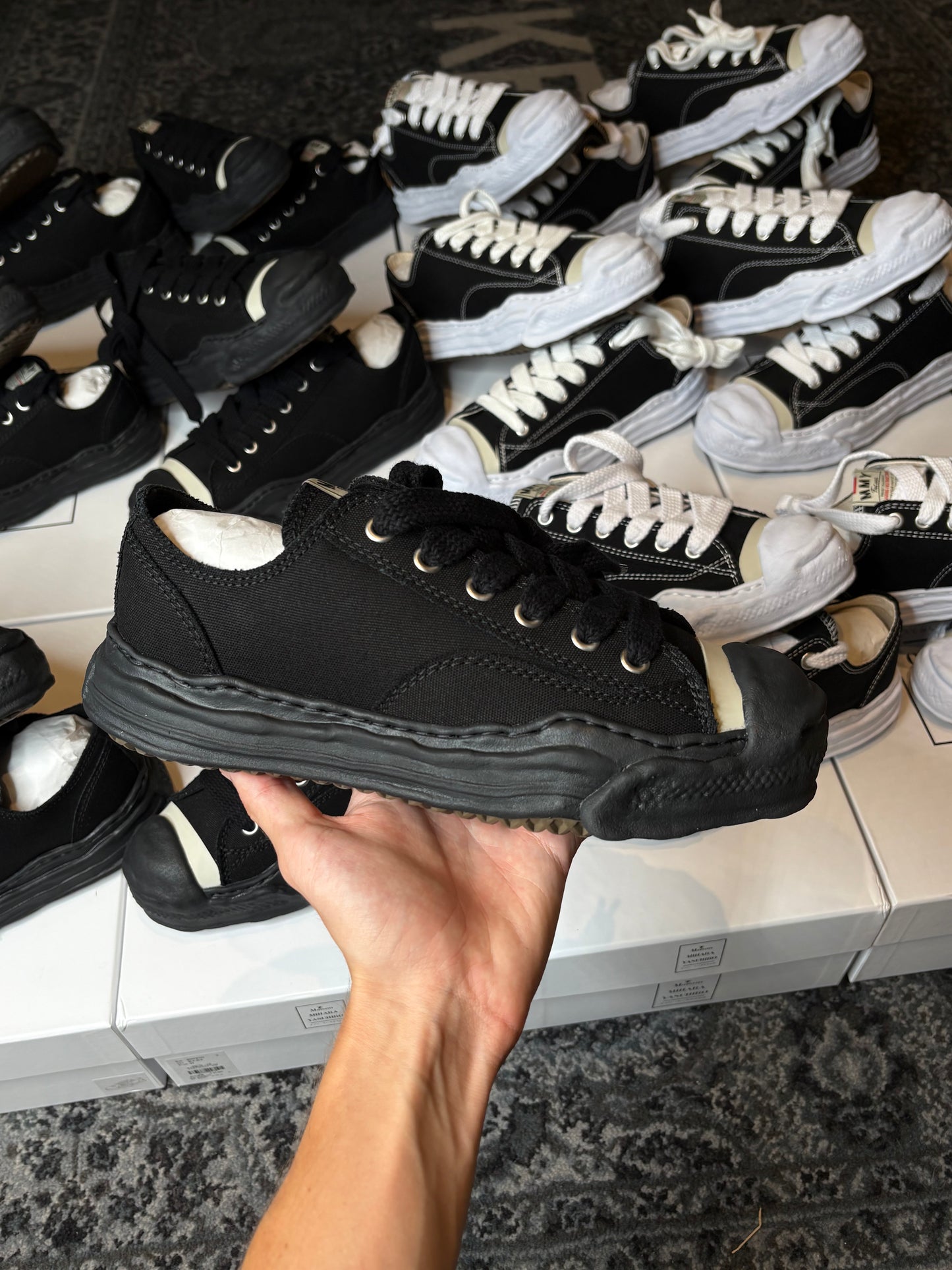 Maison Mihara Hank Black/Black DS OG
