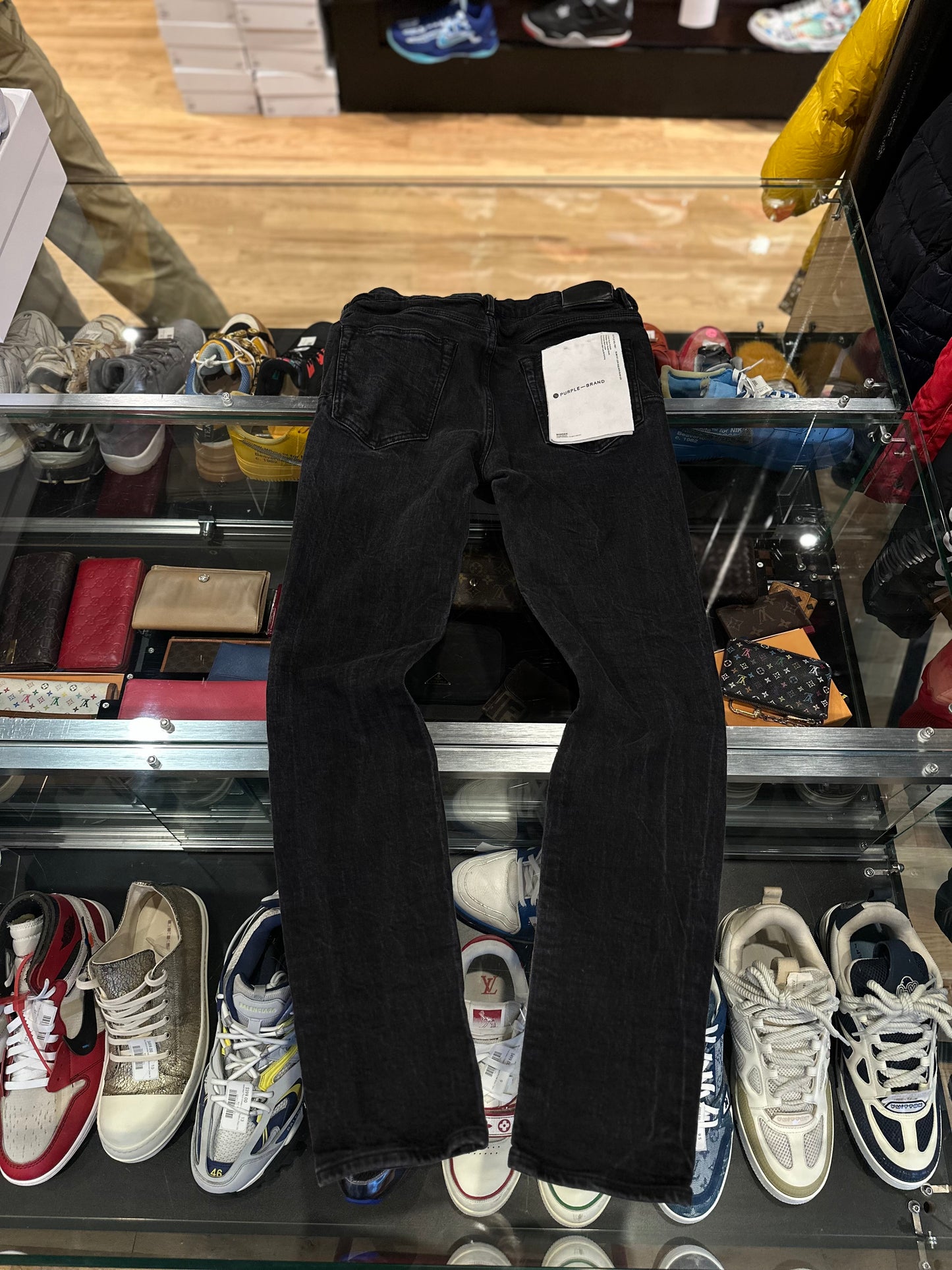 Purple Jeans Black Size 36