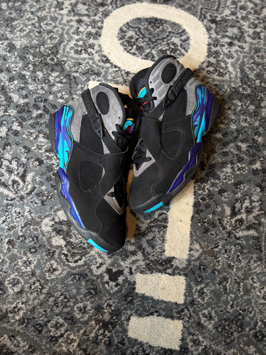 Jordan 8 Retro “Aqua” CLEAN NB SIZE 9.5