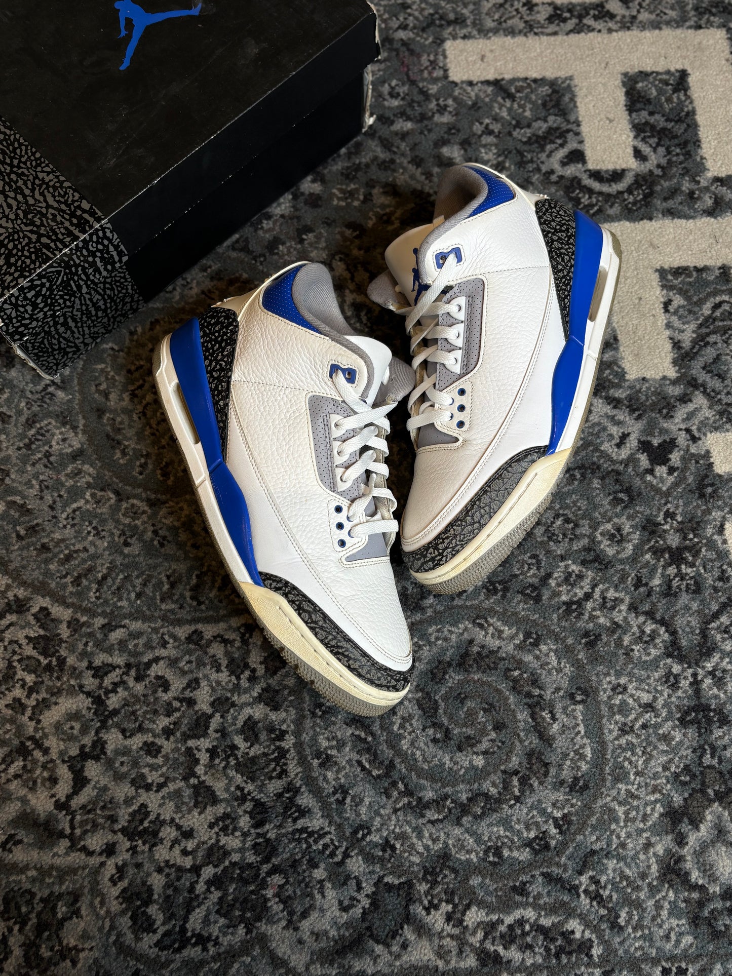 Jordan 3 Retro “Racer Blue” Clean Og Size 12