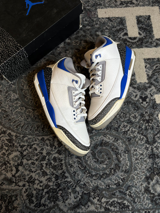 Jordan 3 Retro “Racer Blue” Clean Og Size 12