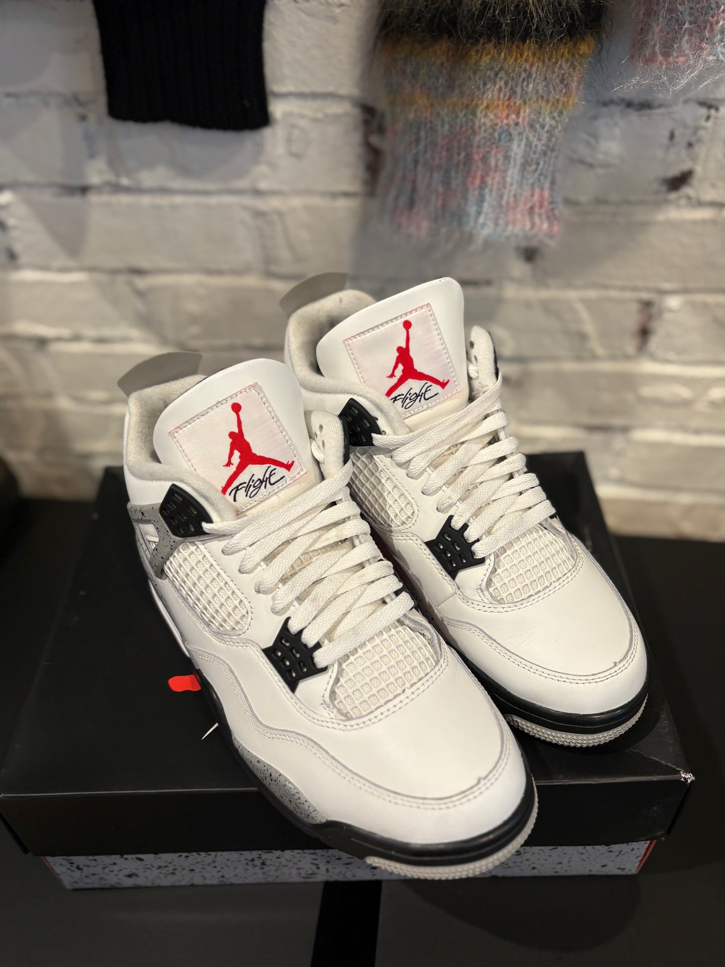 Jordan 4 Retro White Cement Clean OG Size 9