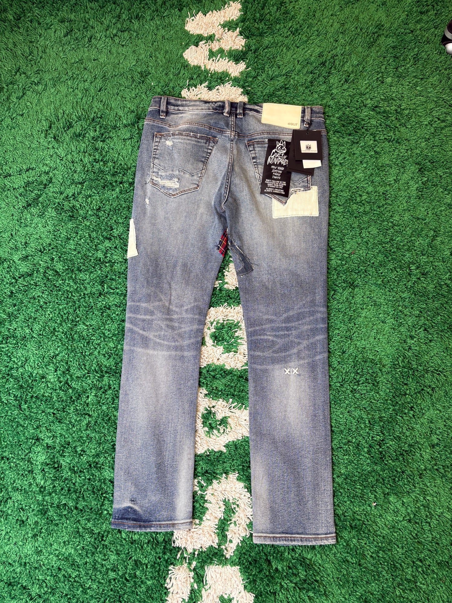 Cult Jeans Patchwork DS Size 36