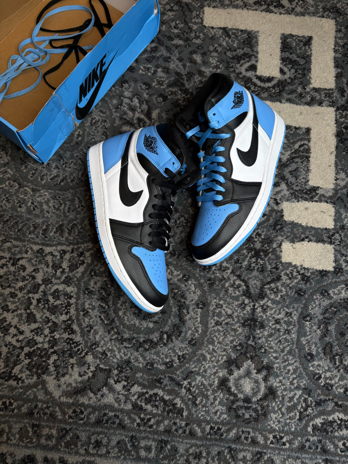 Jordan 1 Retro “Unc Toe” Clean Og Size 9.5