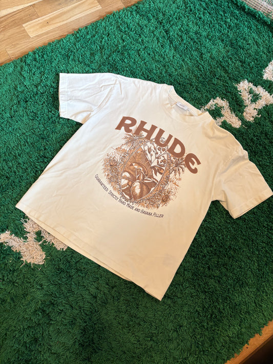 Rhude Floral Tee White Size Large
