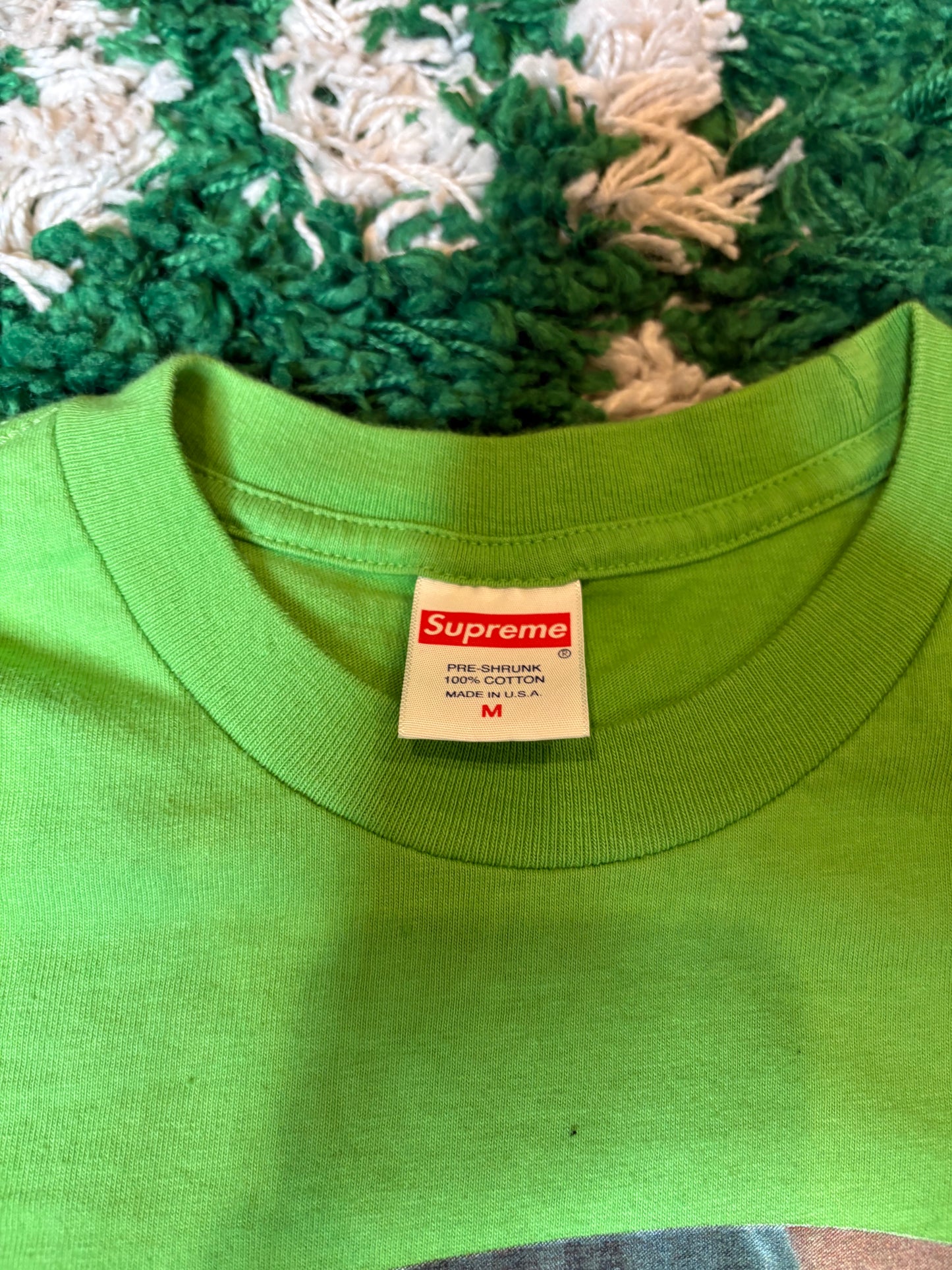 Supreme Swan Tee Green Size Medium