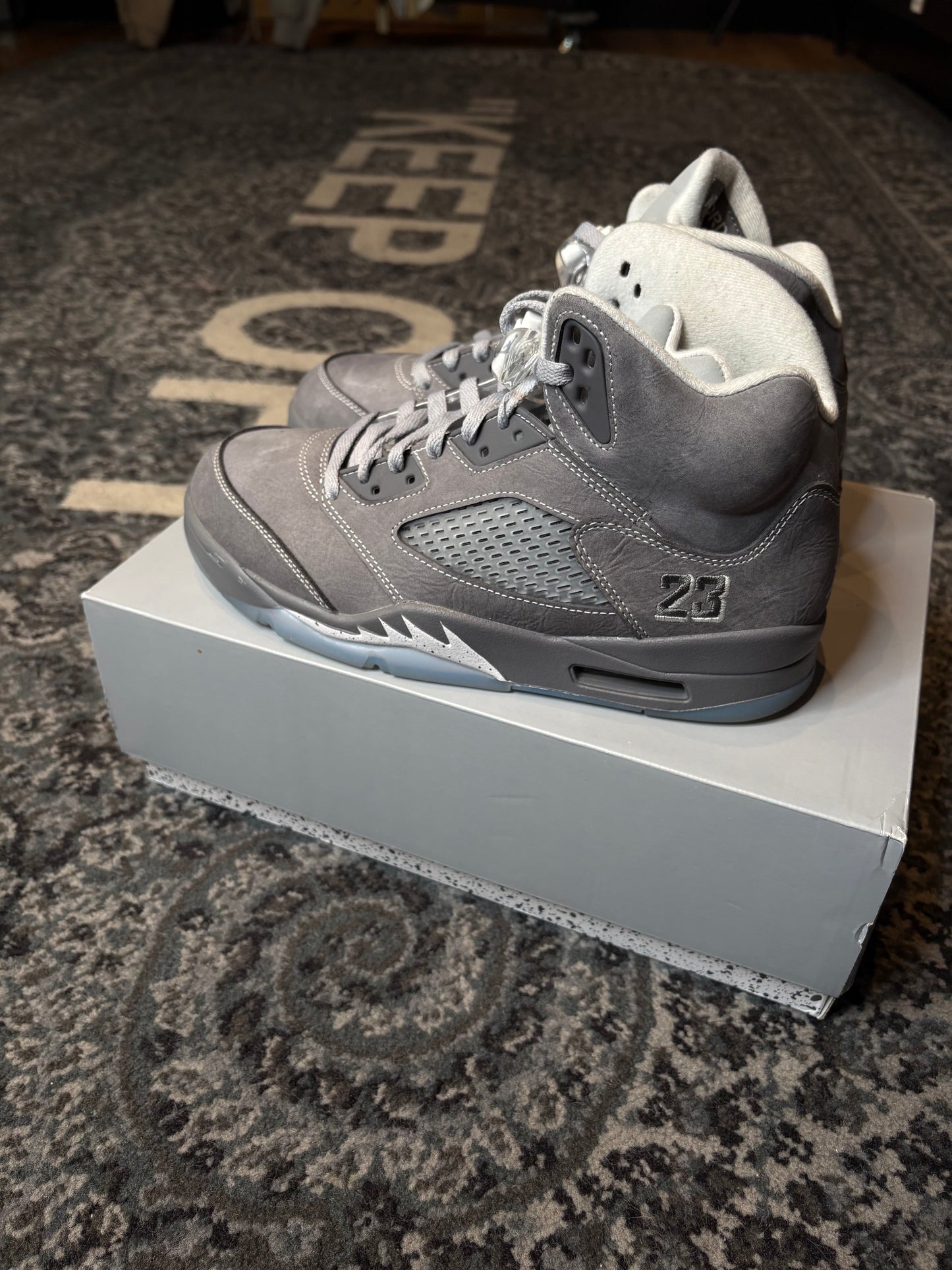 Jordan 5 Retro “Wolf Grey” CLEAN OG SIZE 9