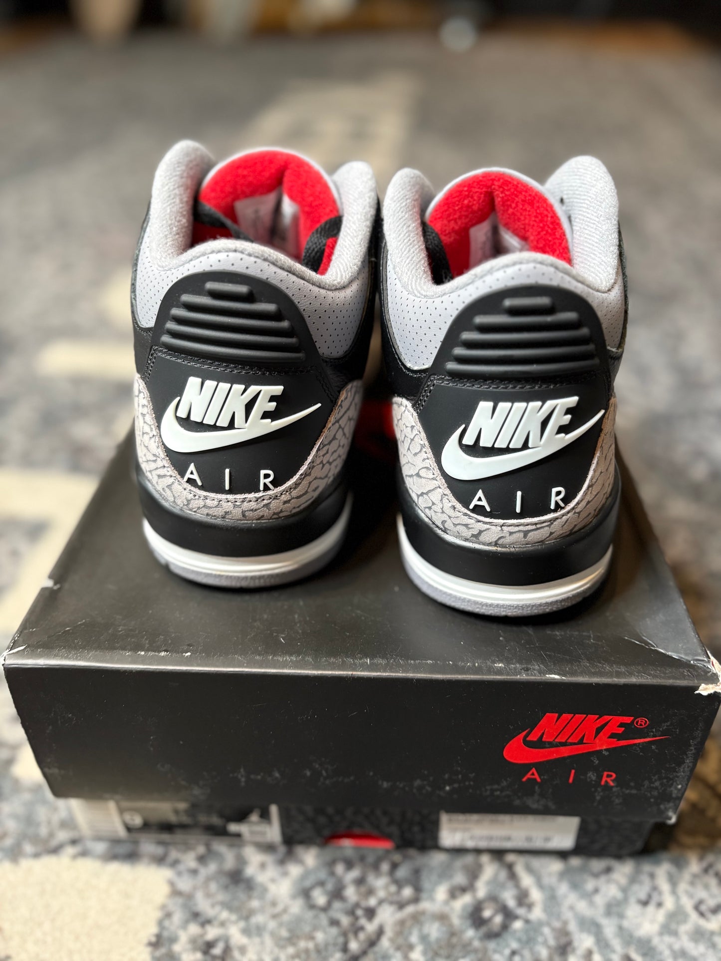 Jordan 3 Retro “Black Cement” CLEAN OG SIZE 9