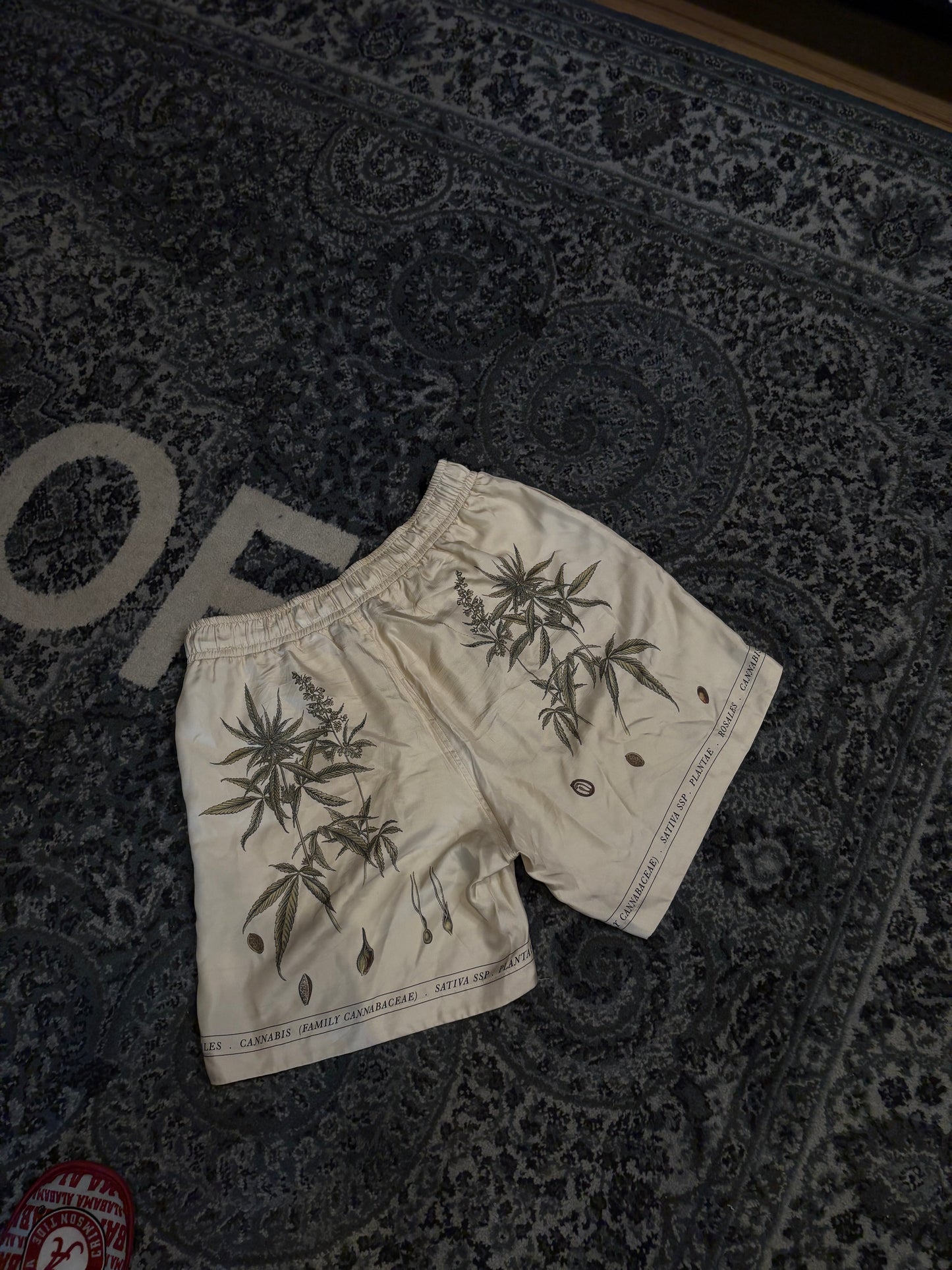 Amiri Silk Floral Shorts Size XL