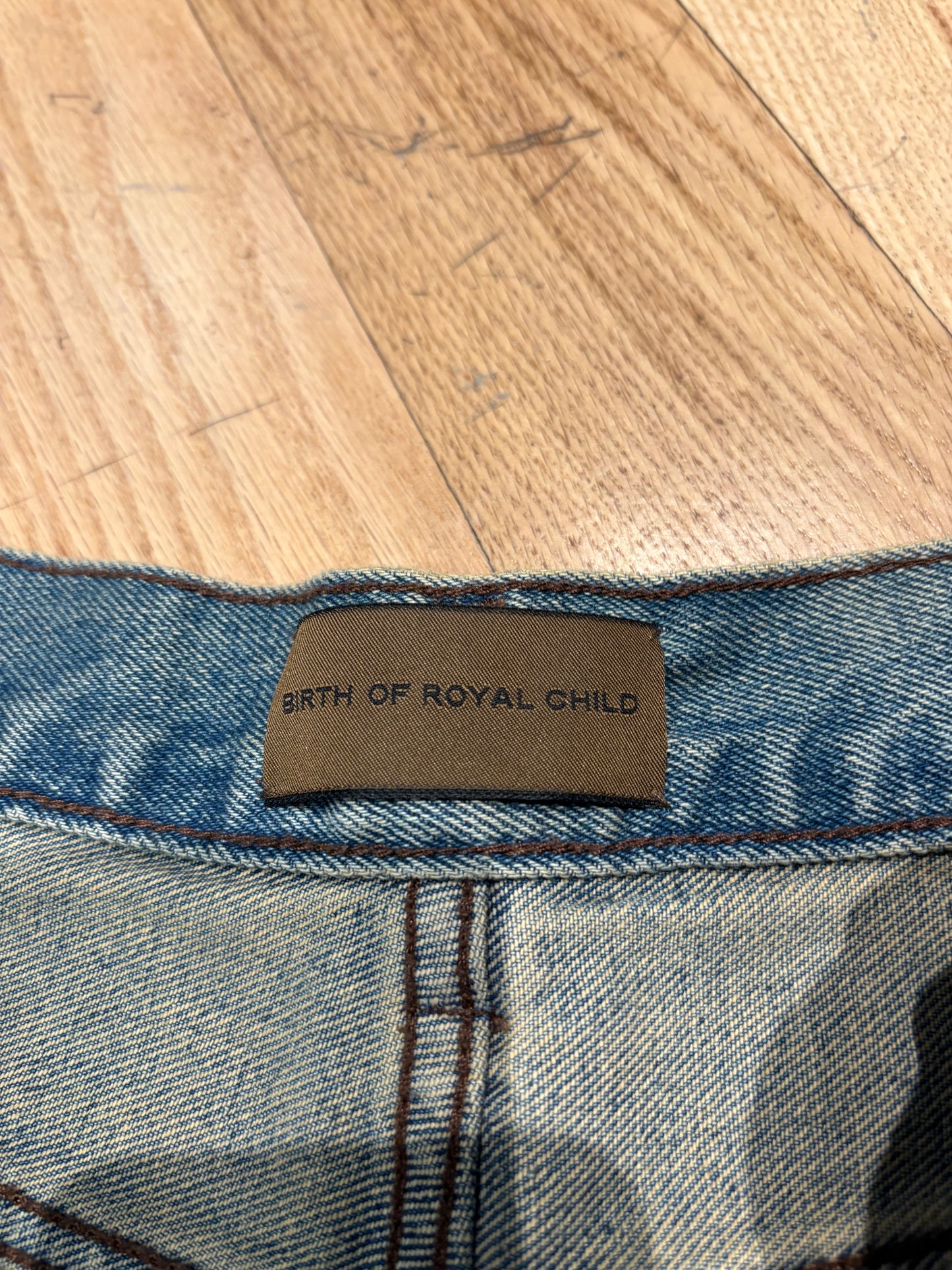 Birth of Royal Child Pirate Jeans Size Large