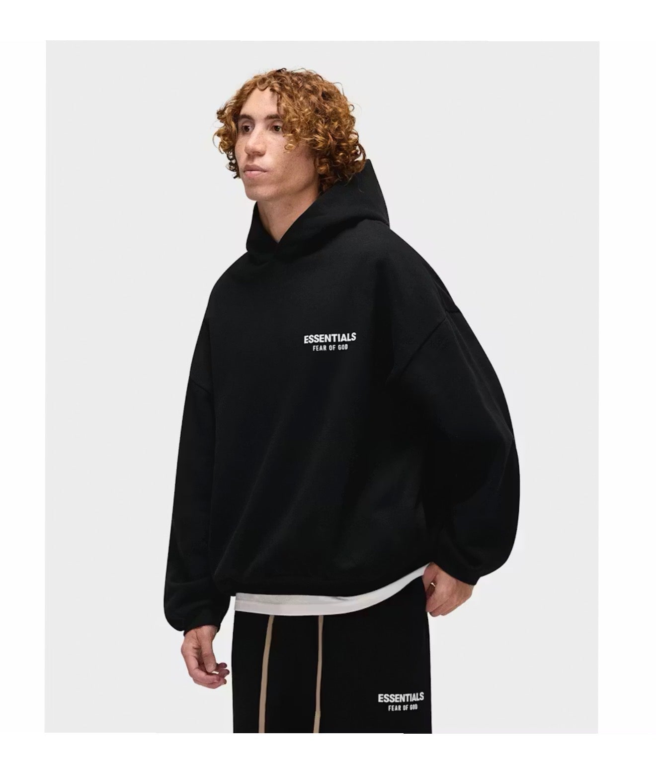 FOG Essentials Hoodie Black FW24 DS
