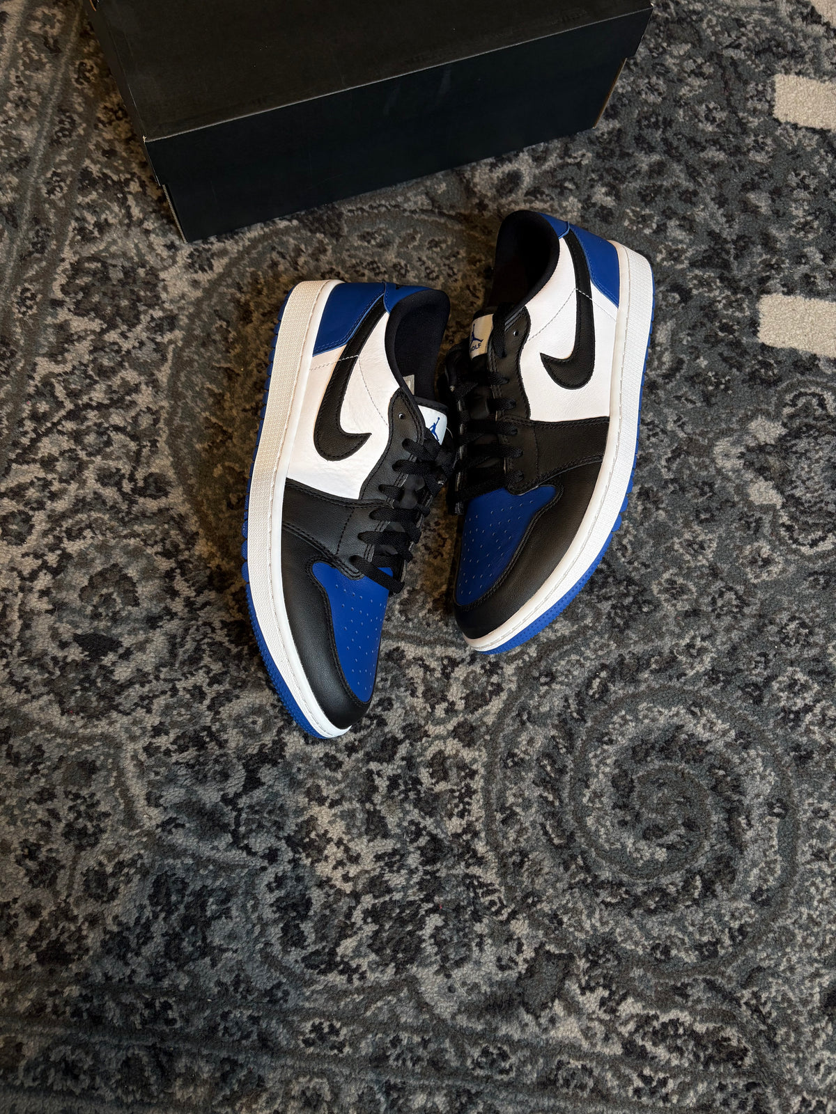 Jordan 1 Low Retro Golf “Royal Toe” Ds Og Size 11