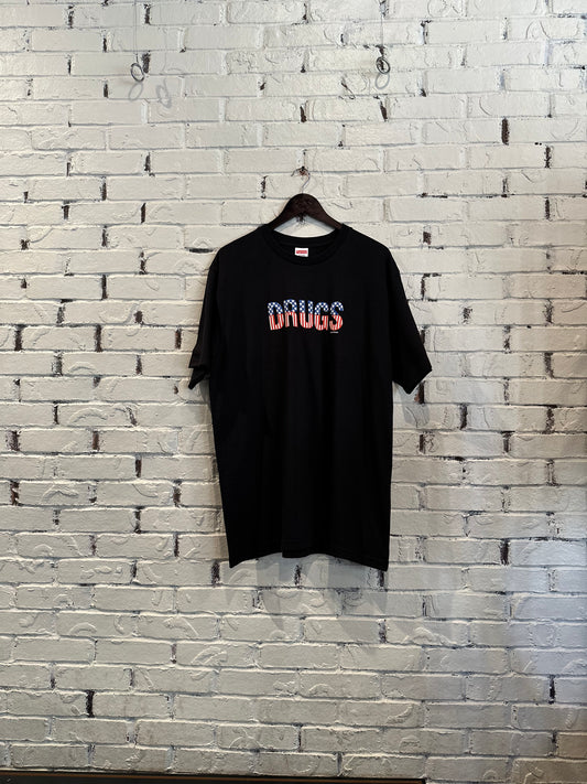 Supreme Drugs T-shirt Black DS Size L