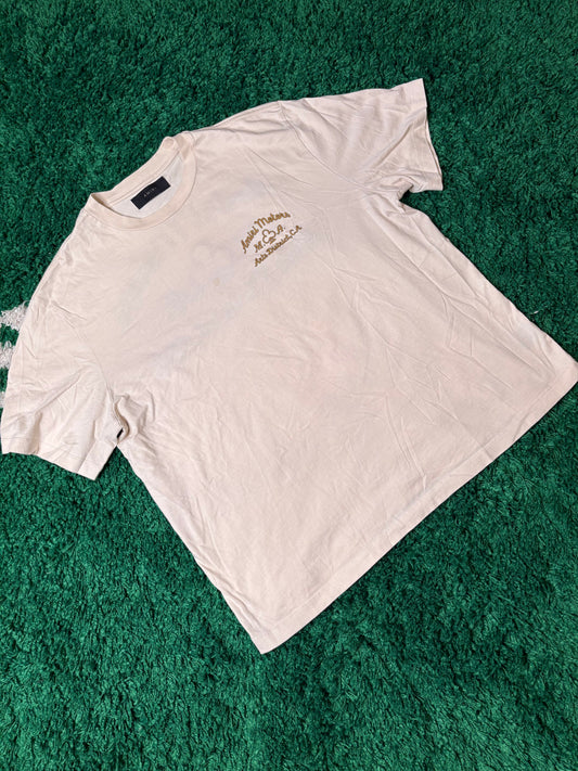 Amiri Motors Tee Cream Size XXL
