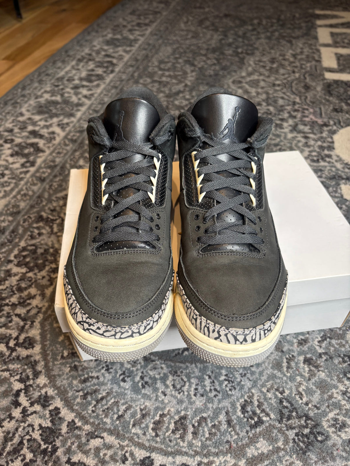 Jordan 3 Retro “Off Noir” Clean Og Size 10M/11.5W
