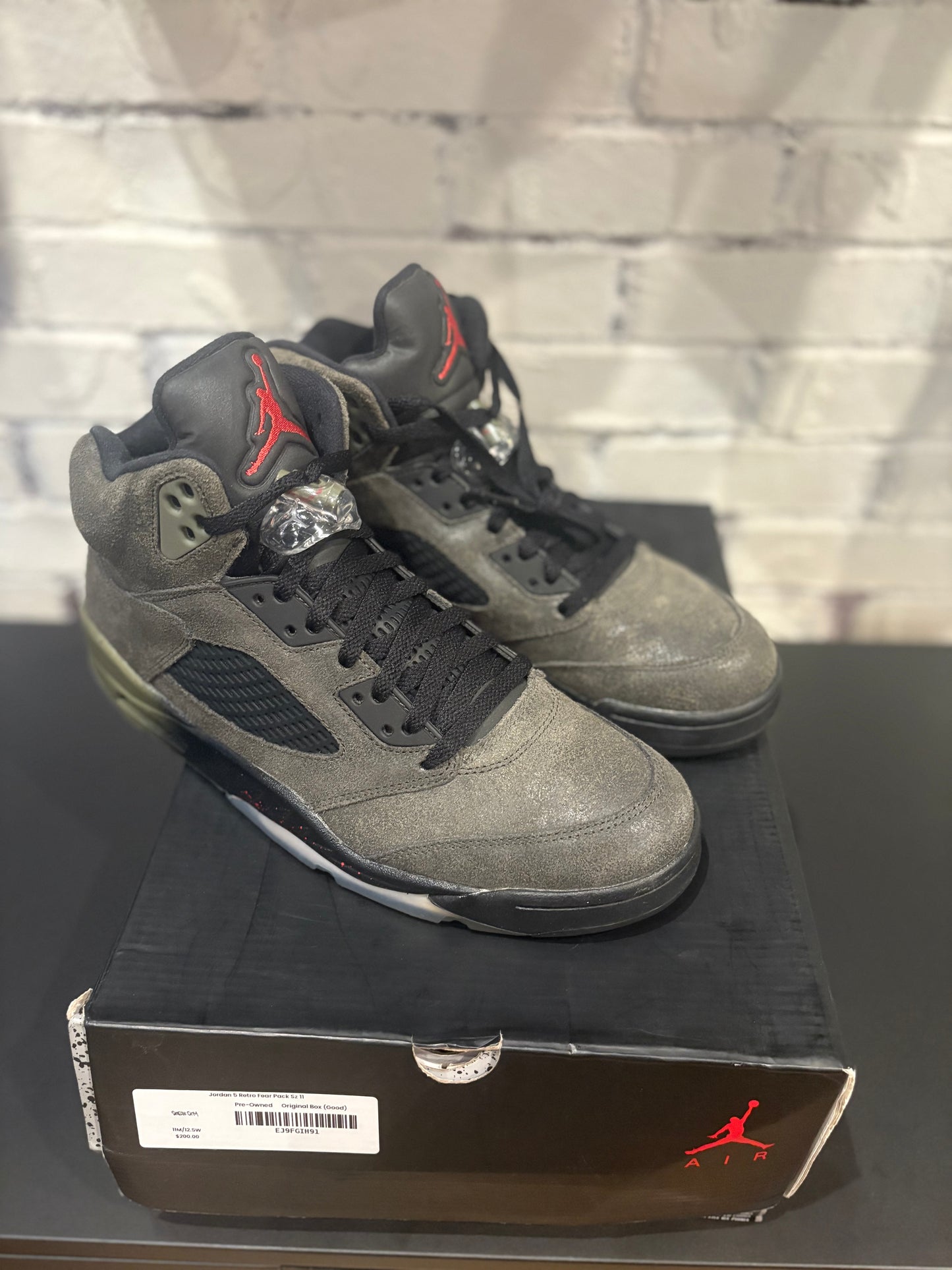 Jordan 5 Retro Fear PO OG Size 11
