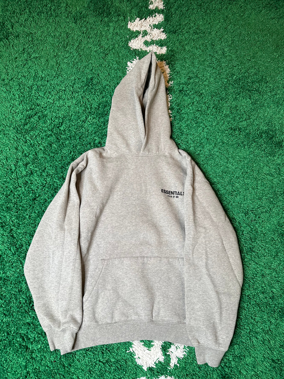 FOG Essentials Hoodie Dark Oatmeal Size XL