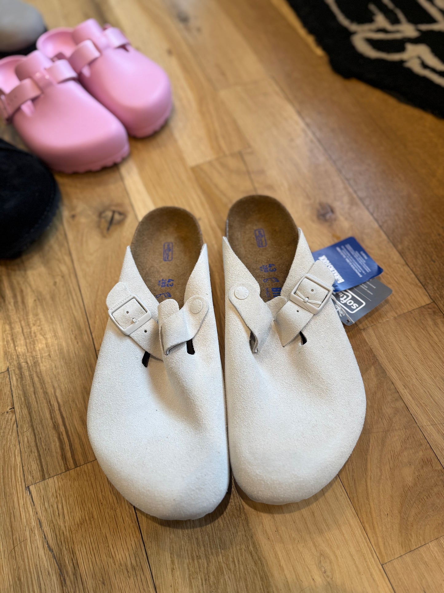 Birkenstock Boston Antique White DS OG Size 43