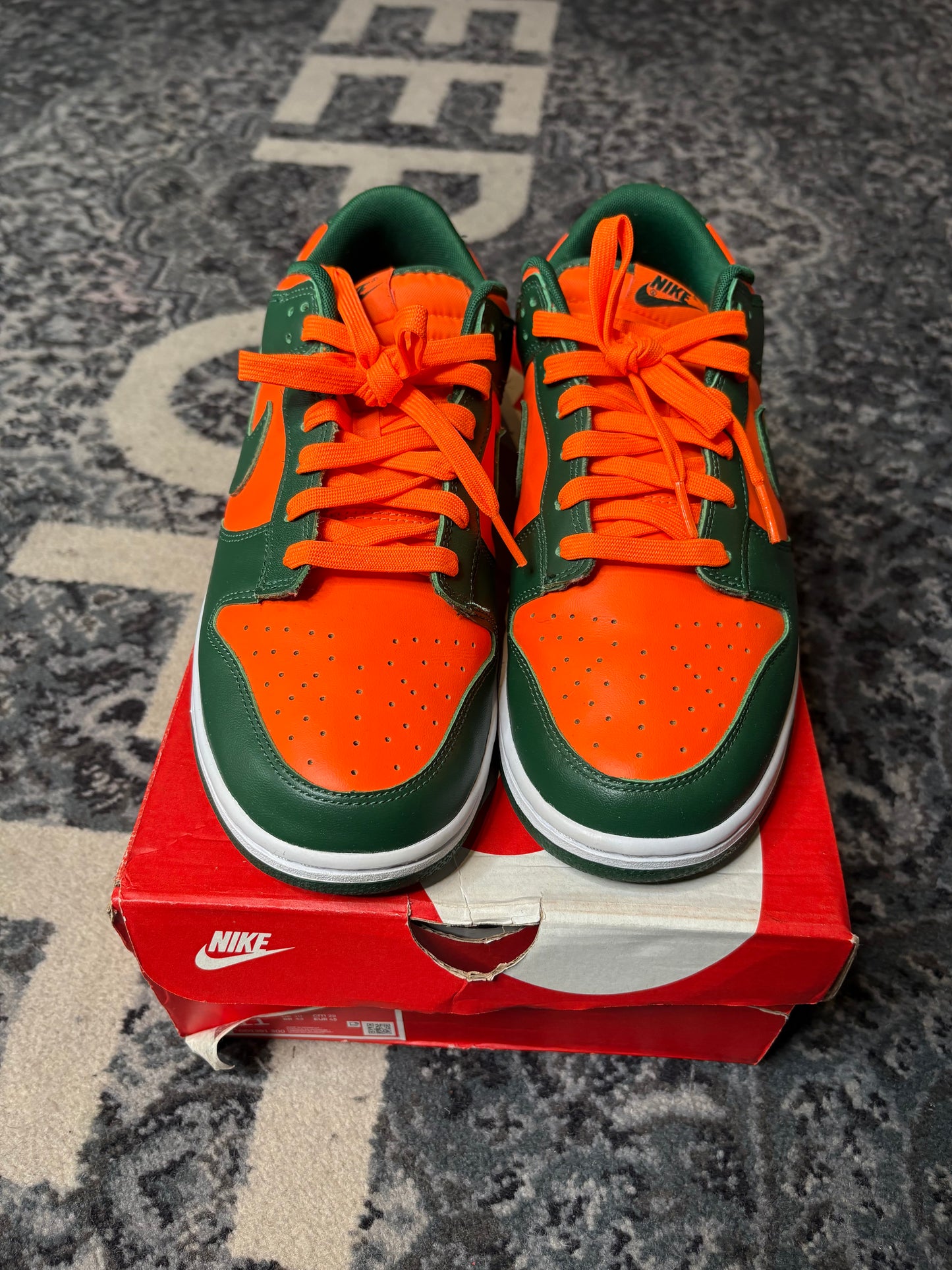 Nike Dunk “Miami Hurricane” Clean Og Size 11