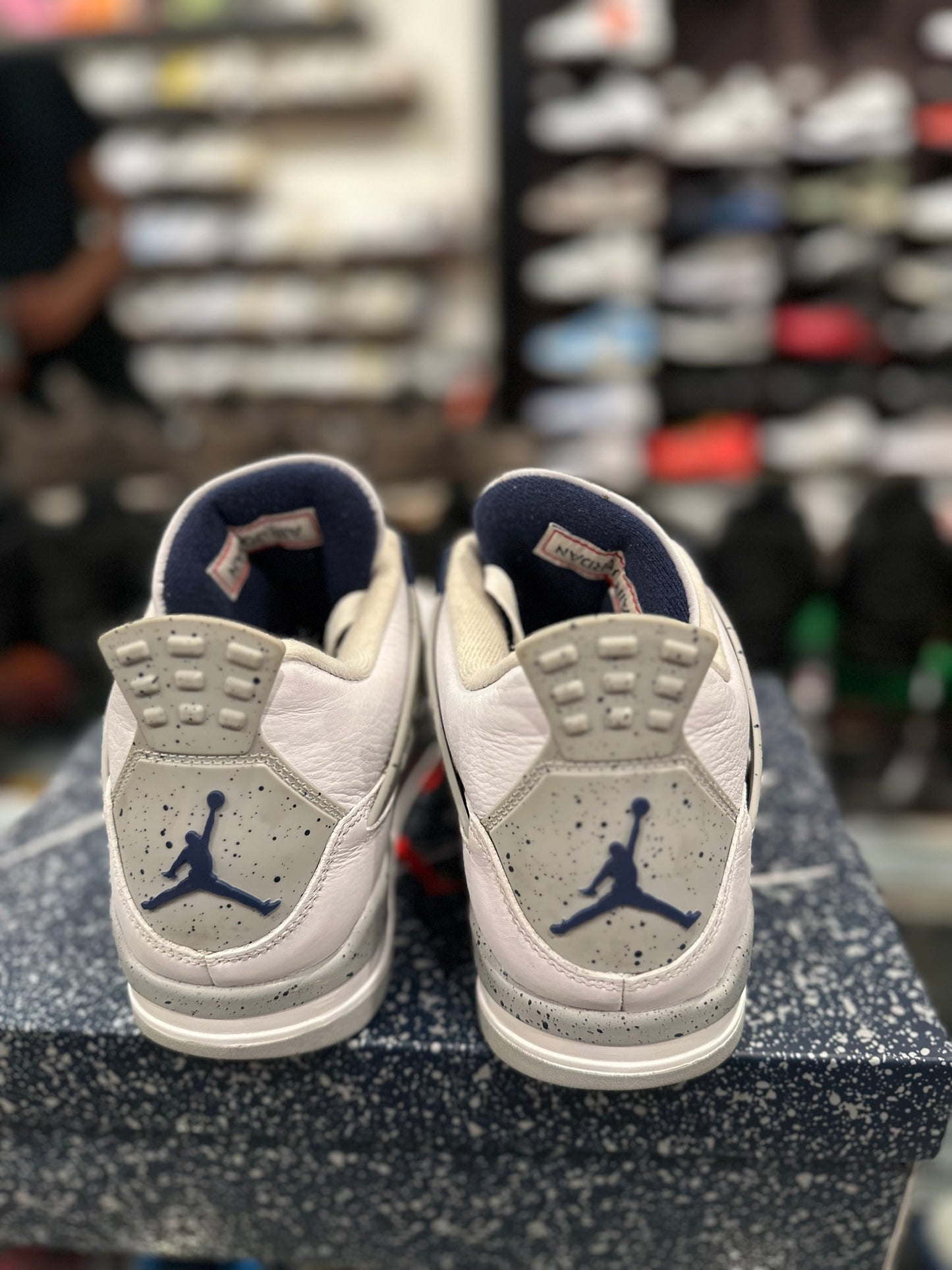 Jordan 4 Retro Midnight Navy PO OG Size 10.5