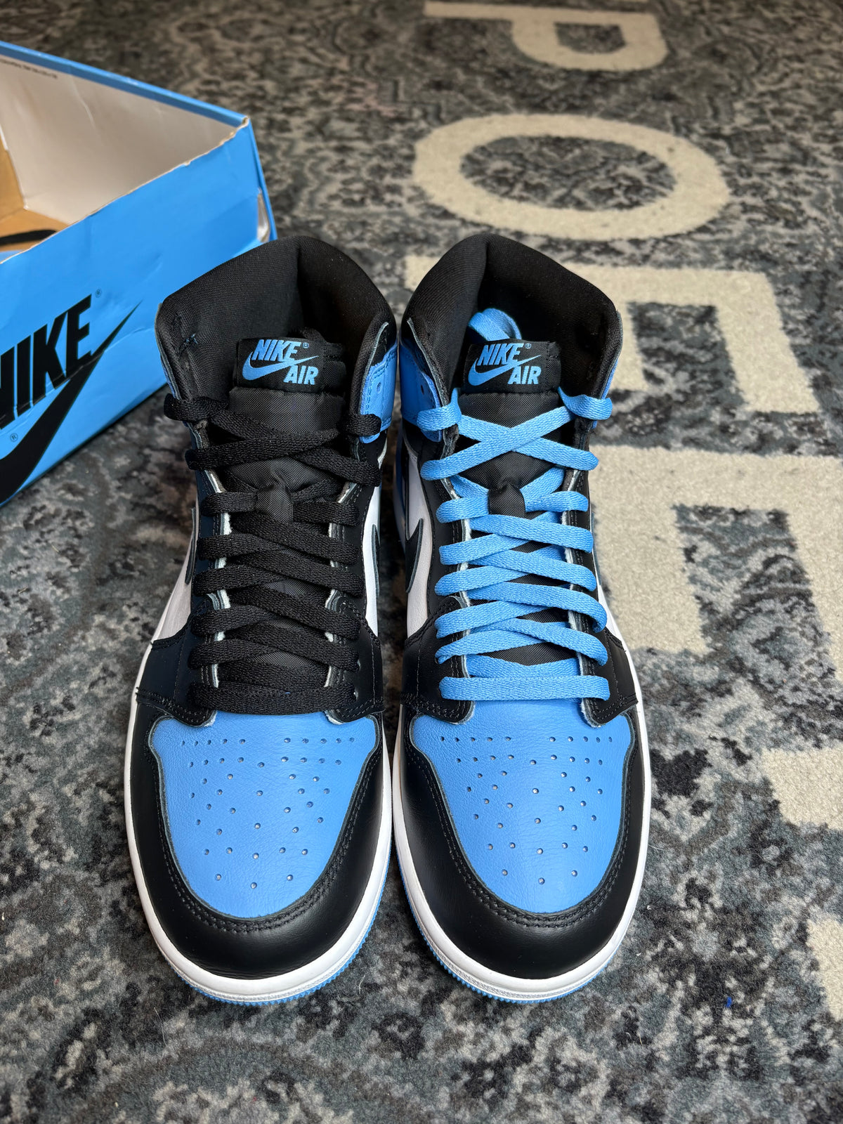 Jordan 1 Retro “Unc Toe” Clean Og Size 9.5