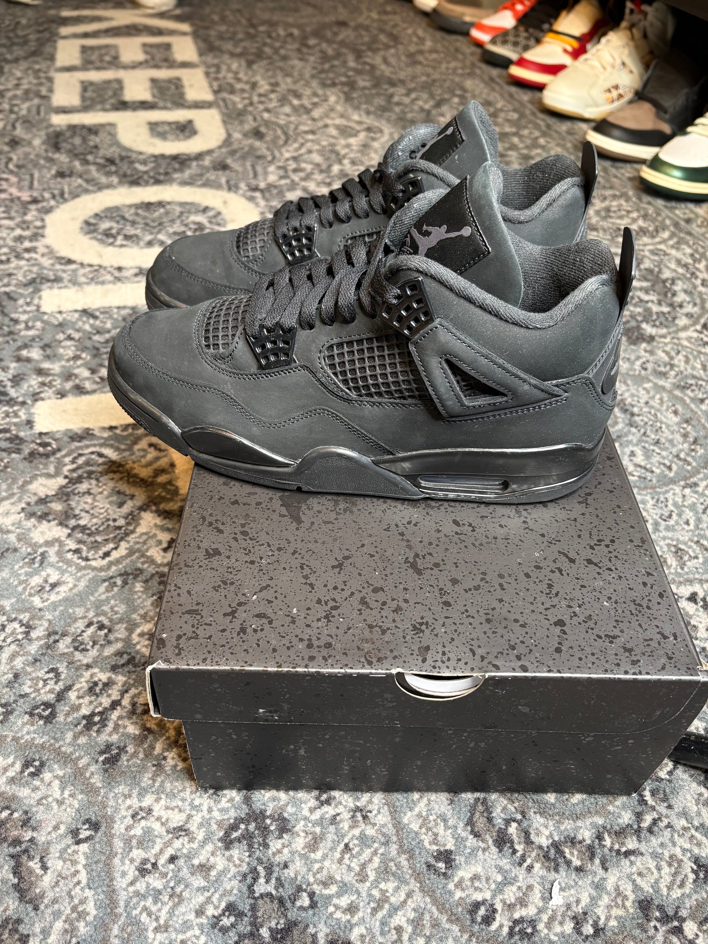 Jordan 4 Retro “Black Cats” Clean Og Size 10