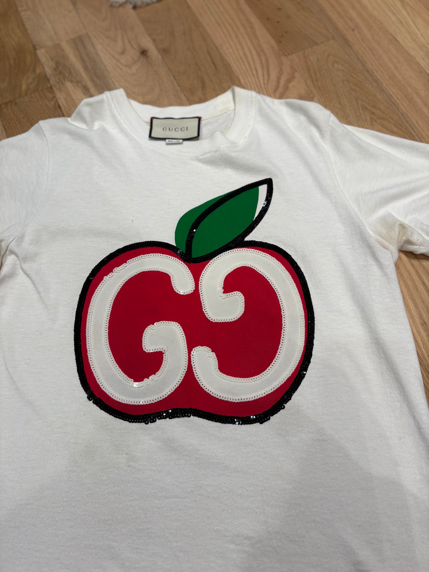 Gucci Apple Tee Size Small