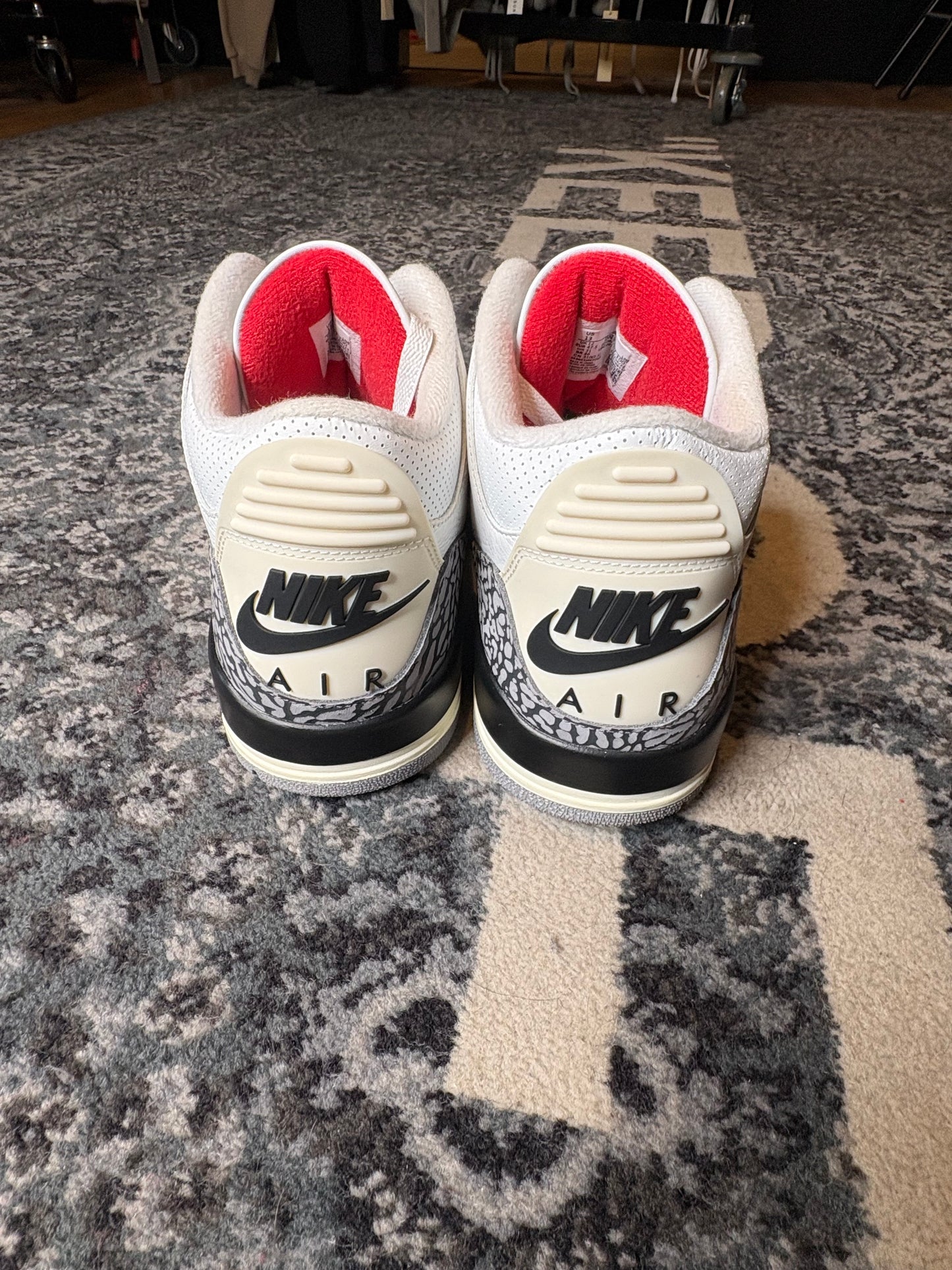 Jordan 3 Retro “White Cement Reimagined” Clean No Box Size 13
