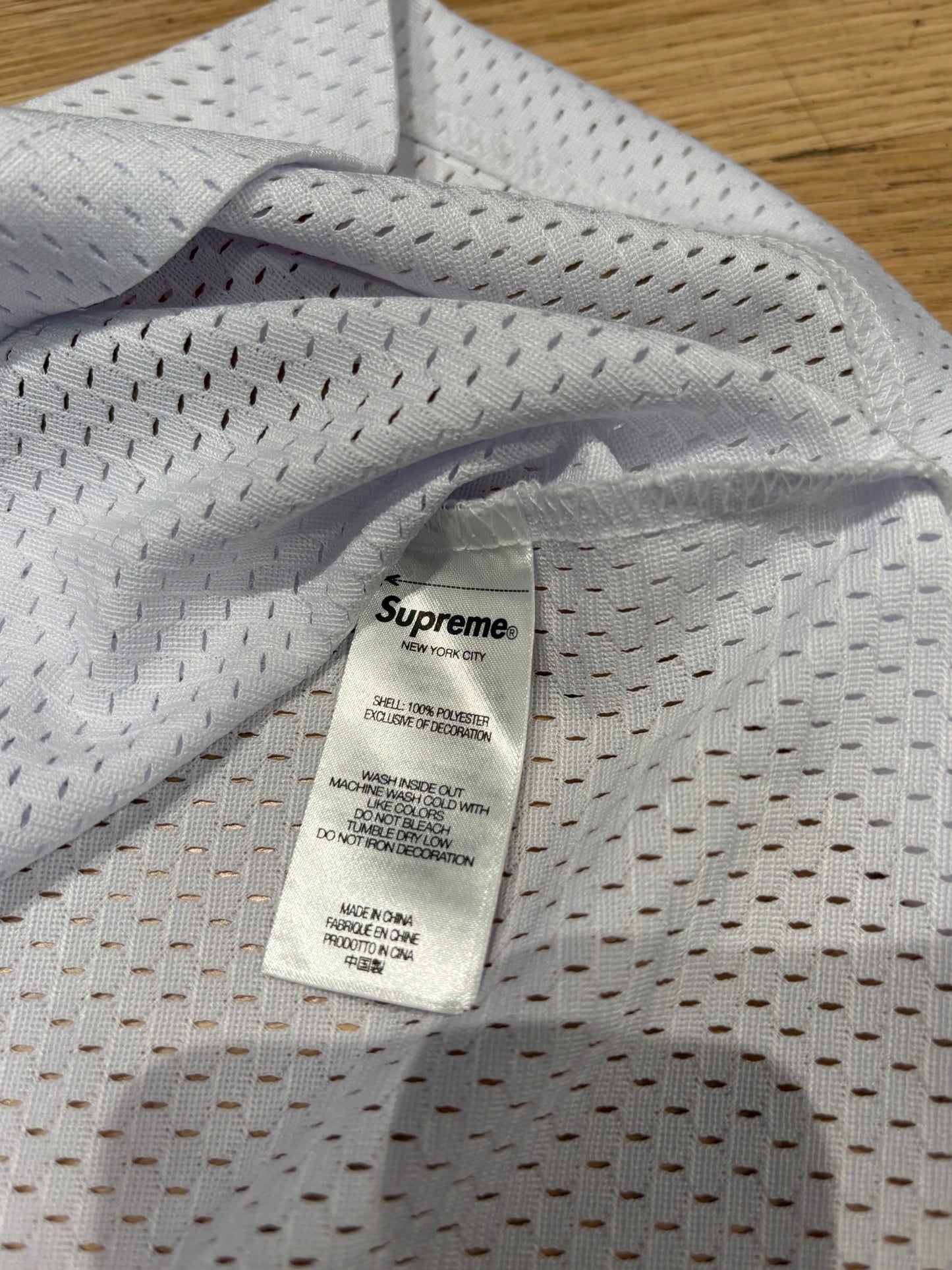 Supreme Spiderweb Football Jersey Size Small