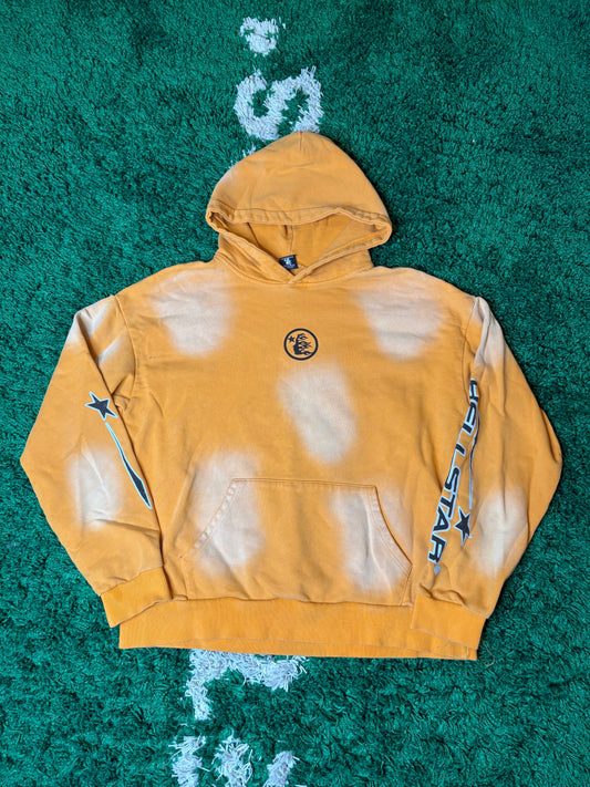 Hellstar Hoodie Orange Size Large
