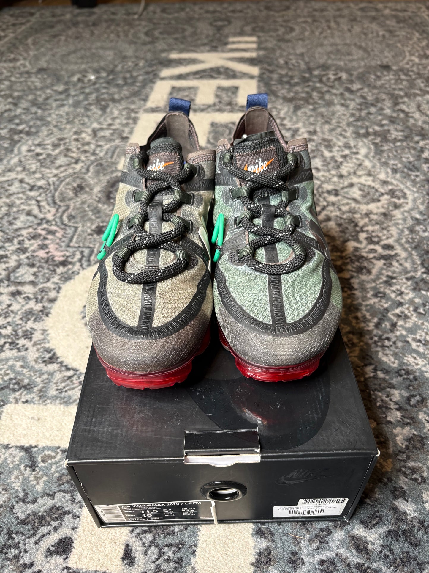Nike Air VaporMax 2019 Cactus Plant Flea Market Clean Og Size 10M/11.5W