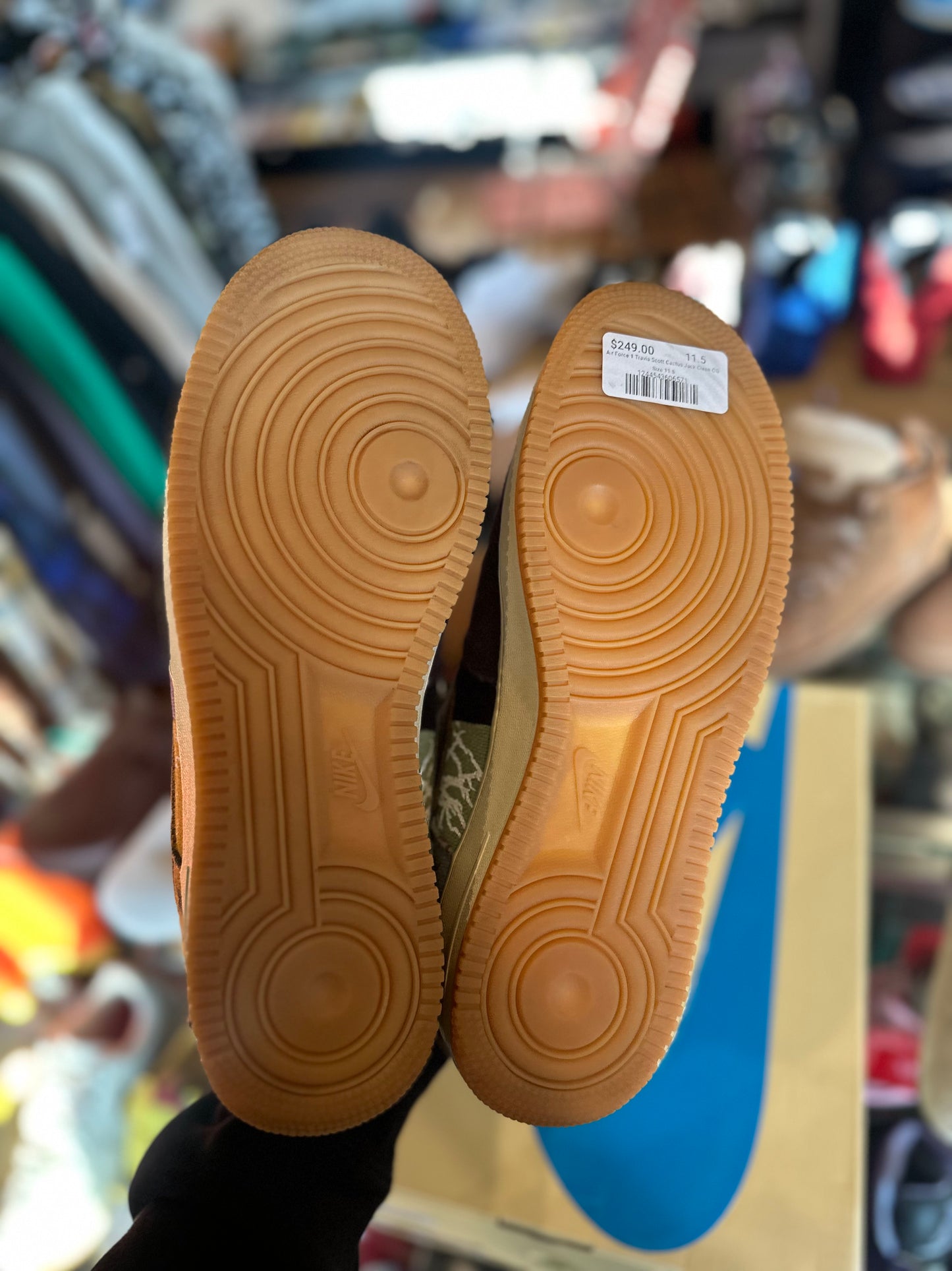 Air Force 1 Travis Scott Cactus Jack Clean OG Size 11.5