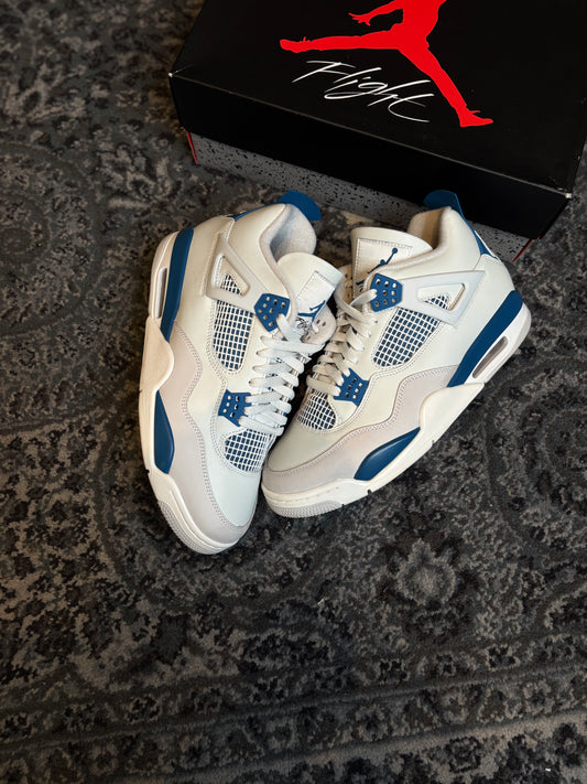 Jordan 4 Retro “Military Blue” Clean Og Size 10
